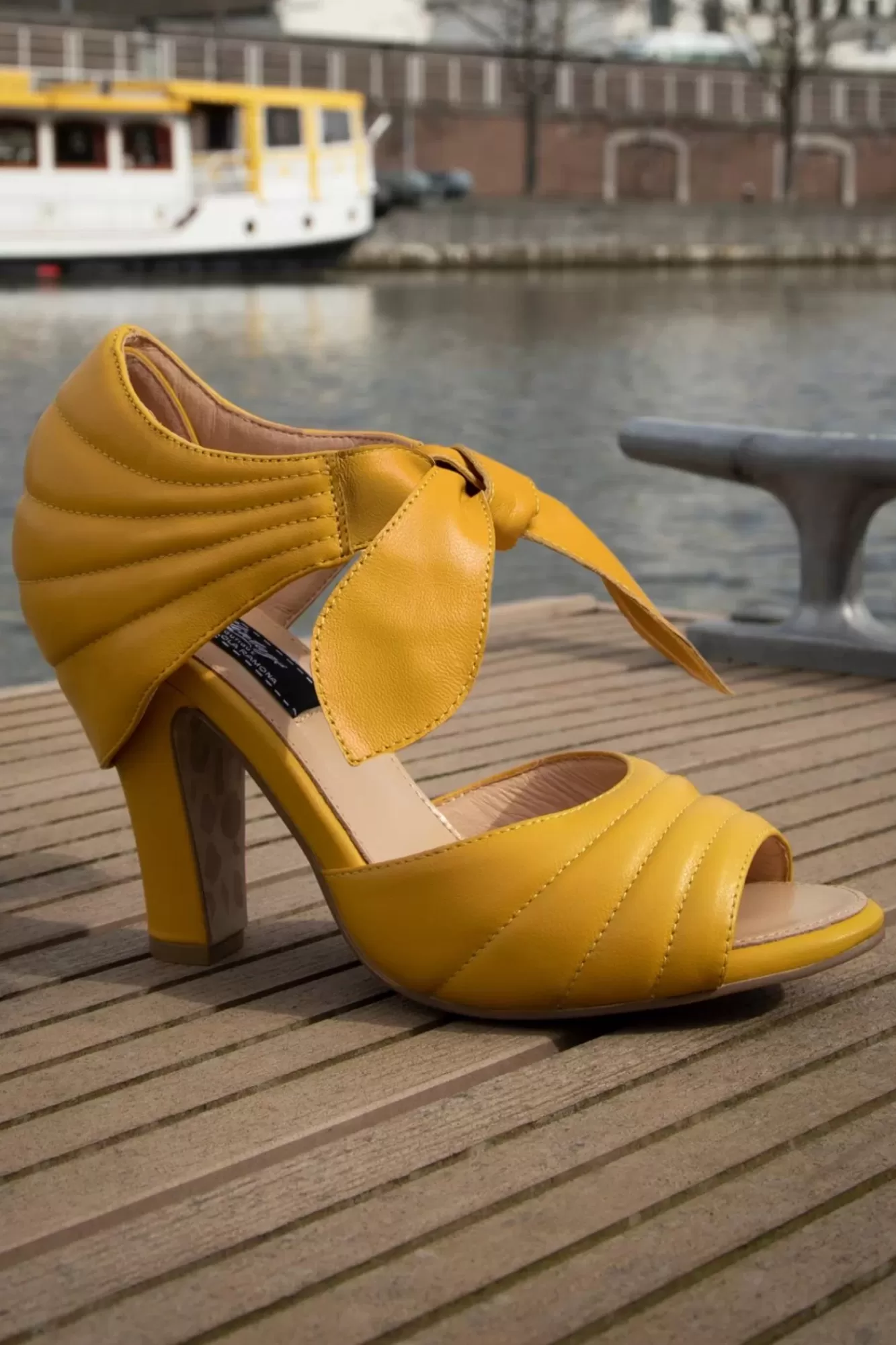 Lola Ramona u2665 Topvintage Juni Portofino Pompt In Mango Mojito | Vrouwen Pumps