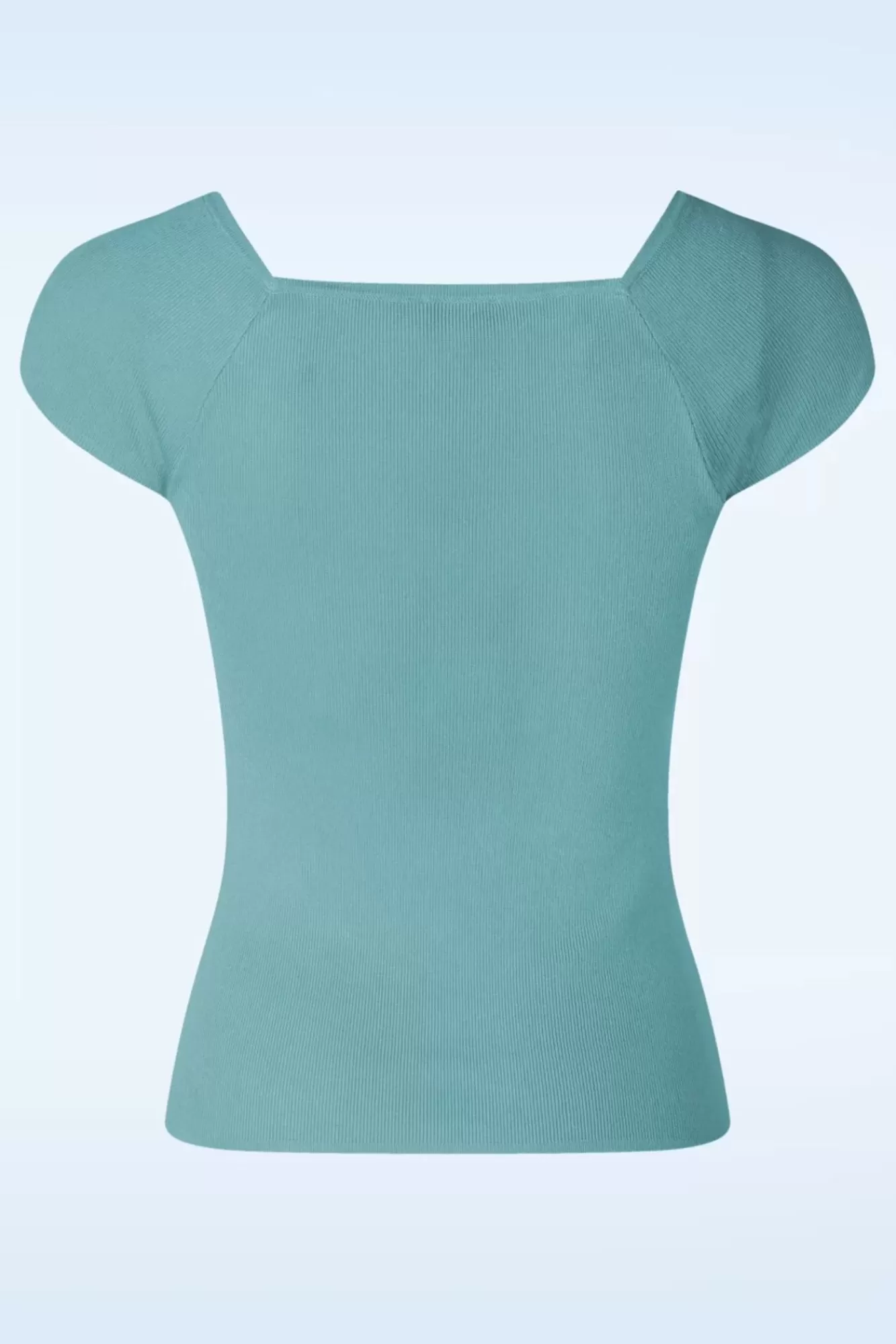 Zilch Kaylie Top In Porselein Blauw | Vrouwen Tops