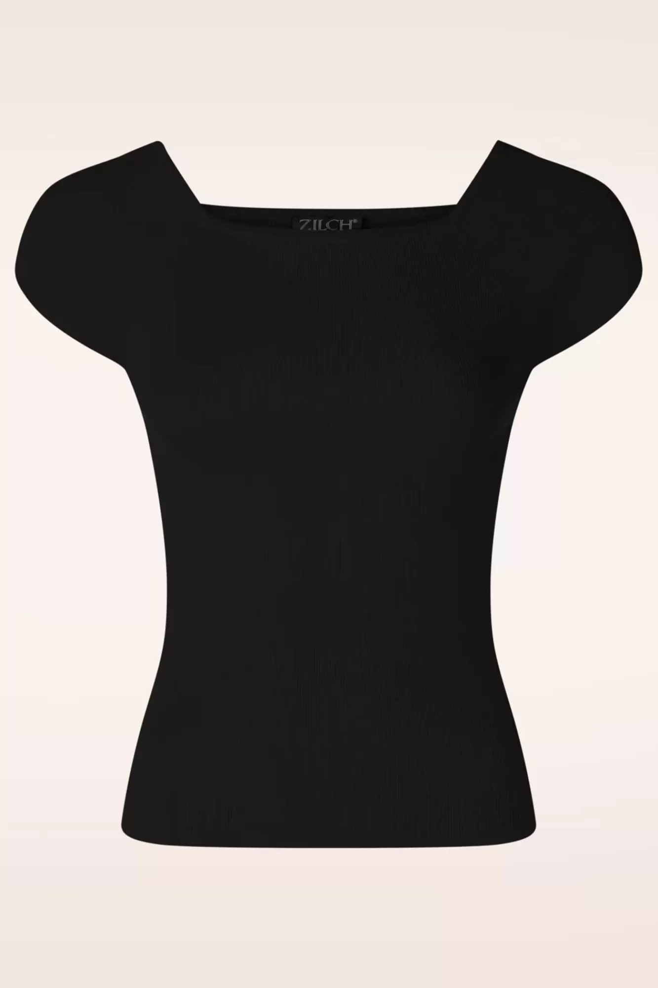 Zilch Kaylie Top In Zwart | Vrouwen Tops