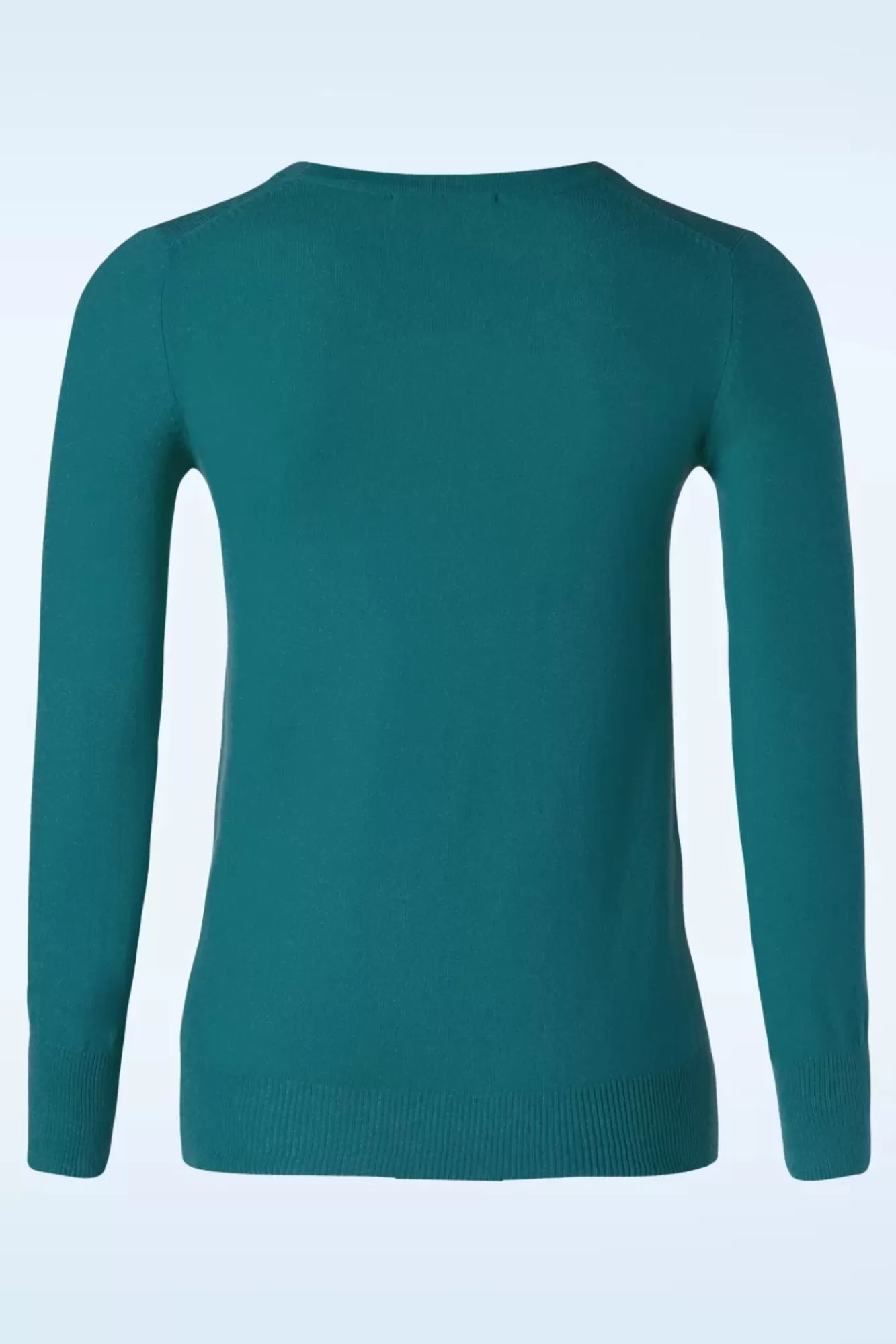 Mak Sweater Kelly Trui In Tealblauw | Vrouwen Truitjes