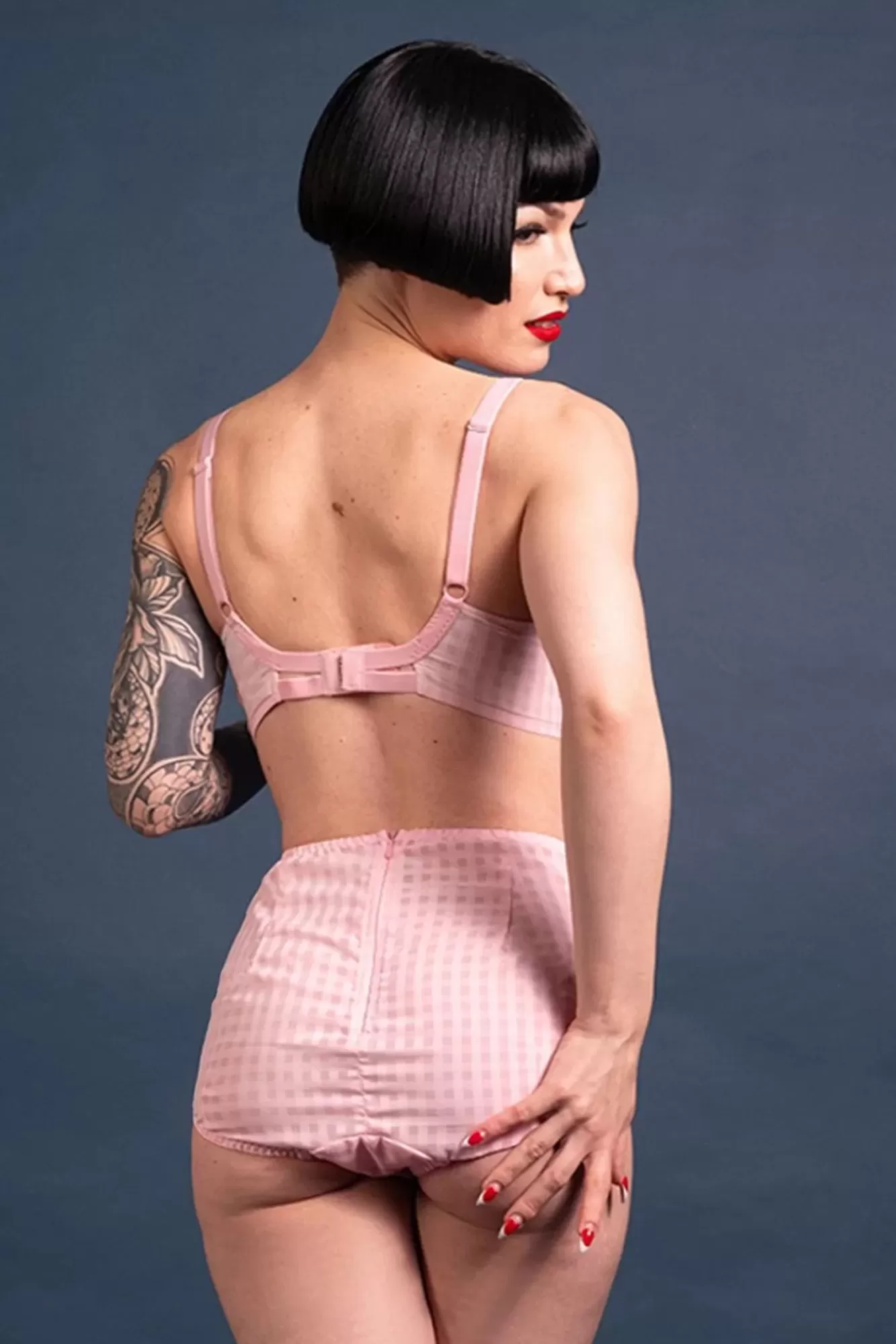 What Katie Did Kim High Waist Slip In Lichtroze | Vrouwen Lingerie