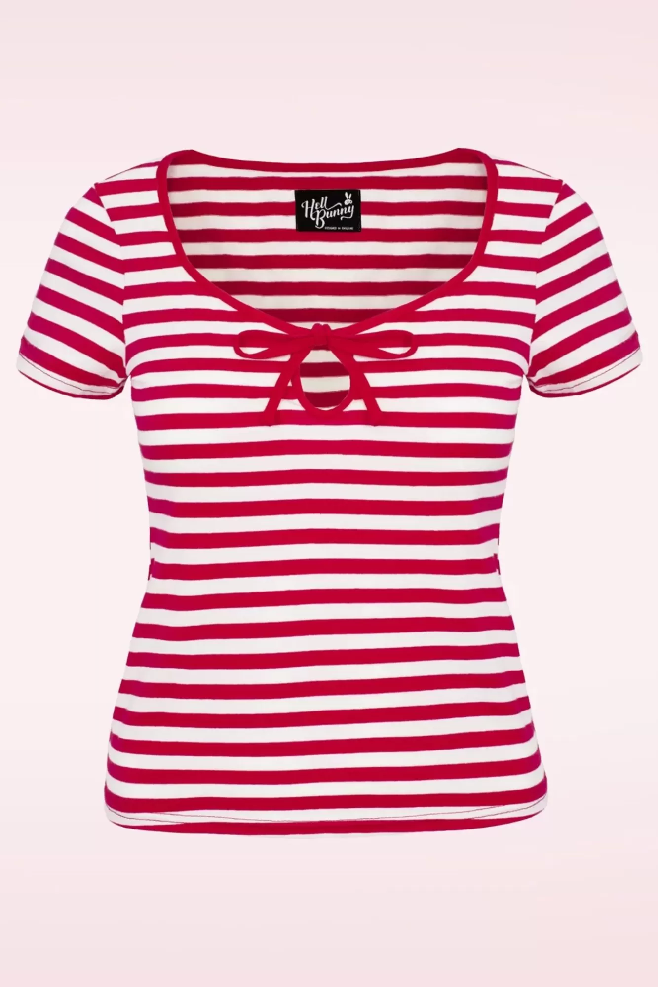 Bunny Kit Top In Rood | Vrouwen T-Shirts