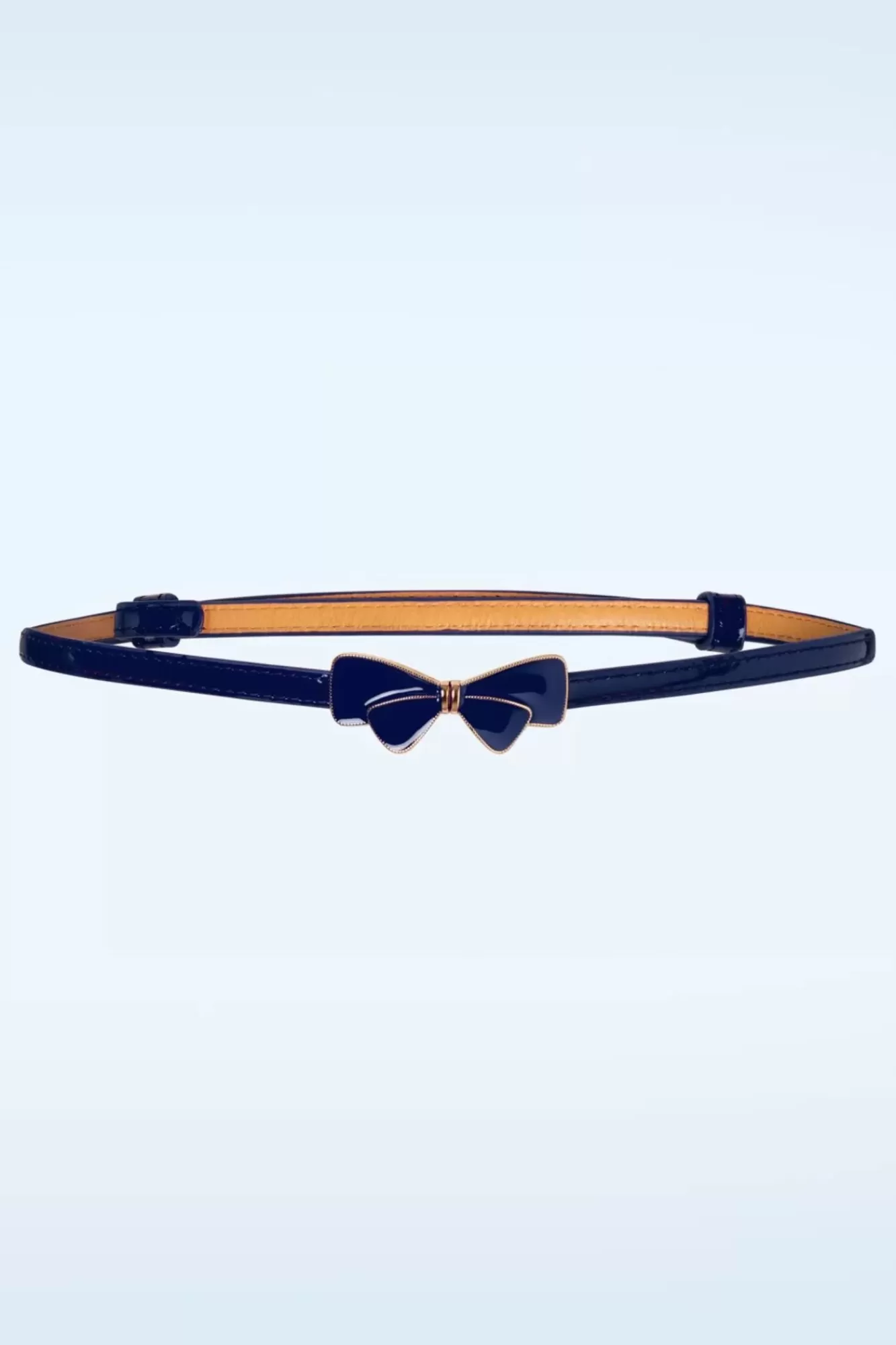 Banned Retro Lana Bow Riem In Donker Blauw | Vrouwen Riemen