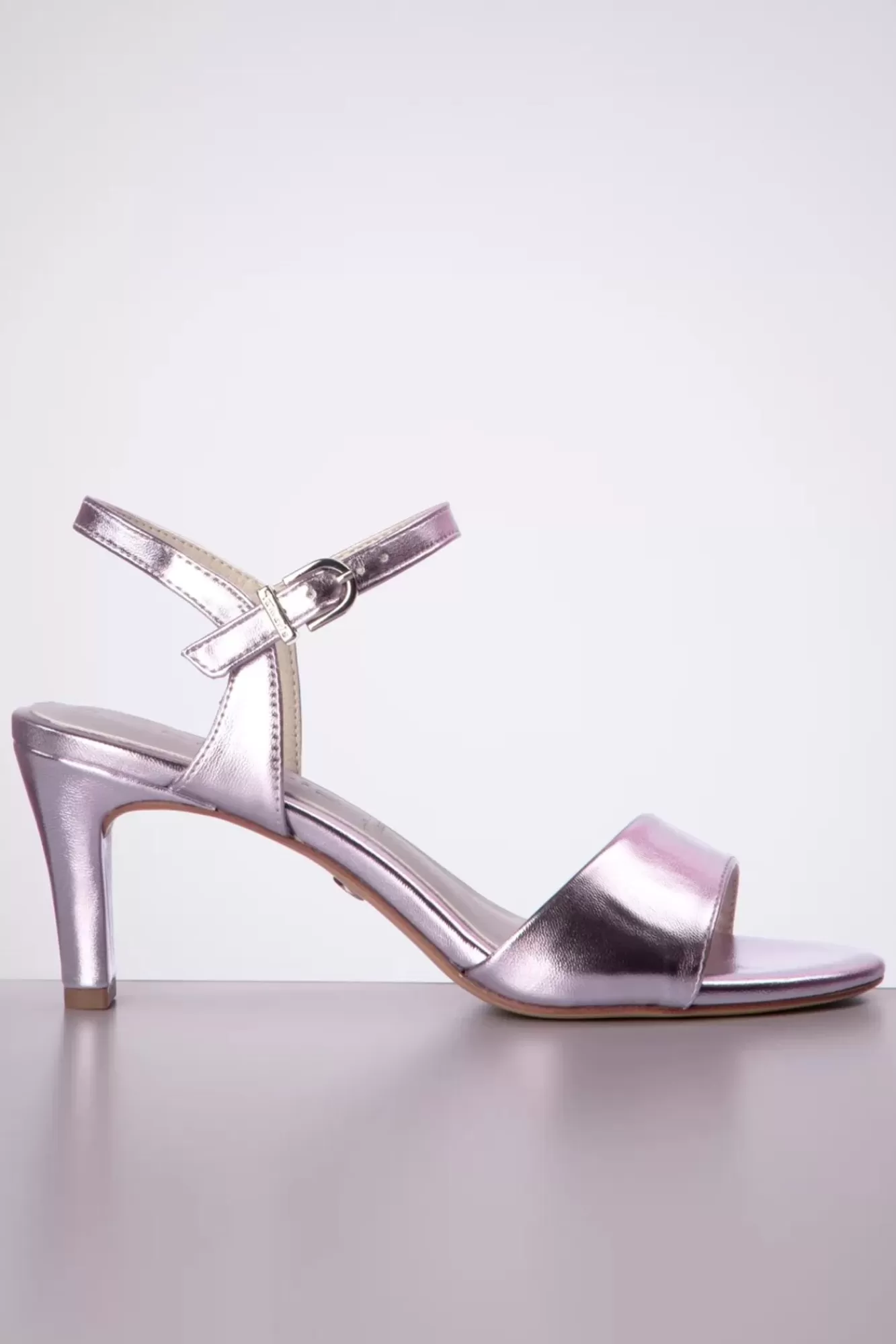 Tamaris Lesly Sandaaltjes In Metallic Lavendel | Vrouwen Sandalen