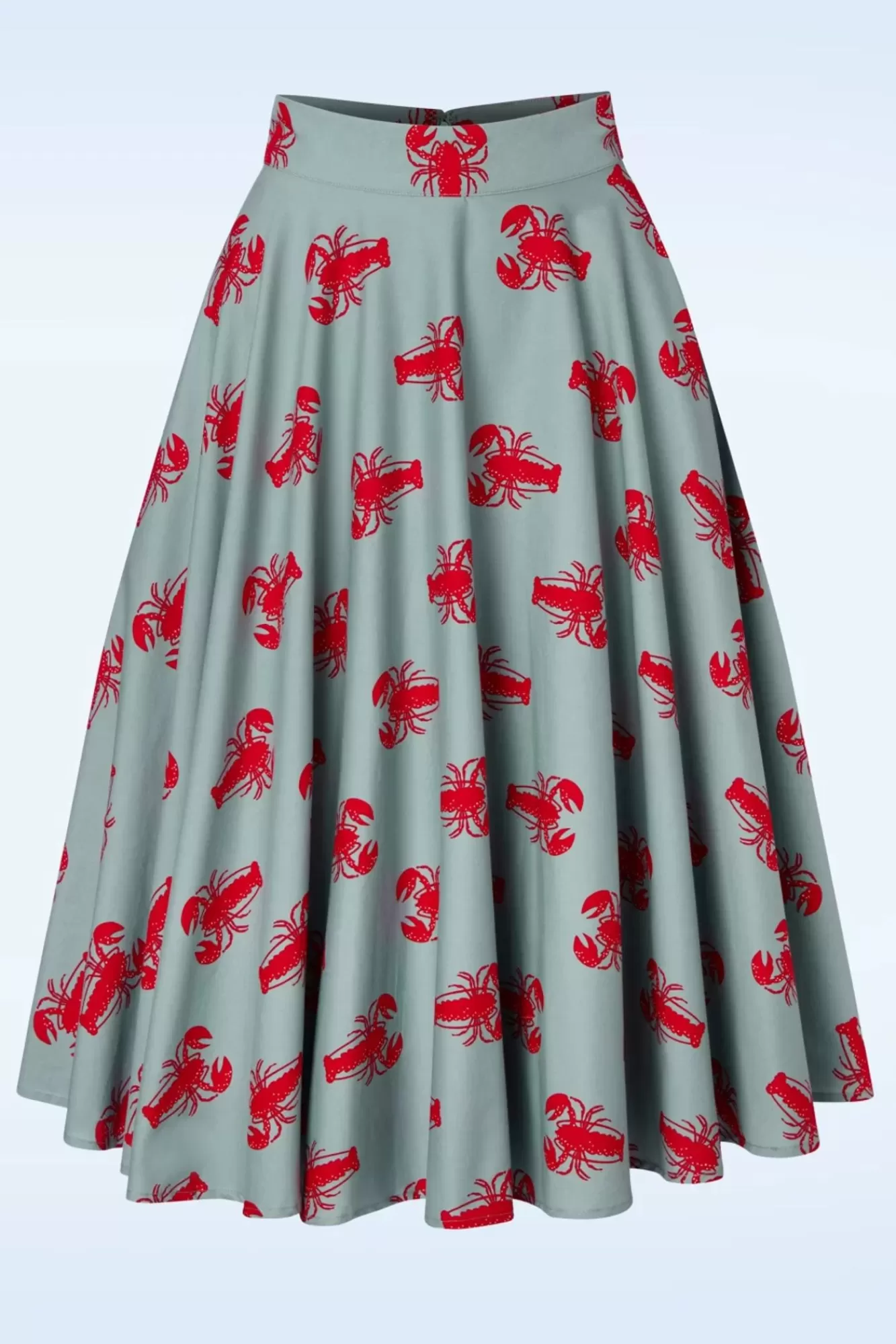 Banned Retro Lobster Love Rok In Blauw | Vrouwen Rokken