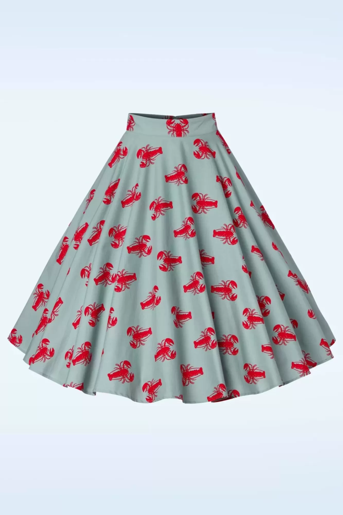 Banned Retro Lobster Love Rok In Blauw | Vrouwen Rokken