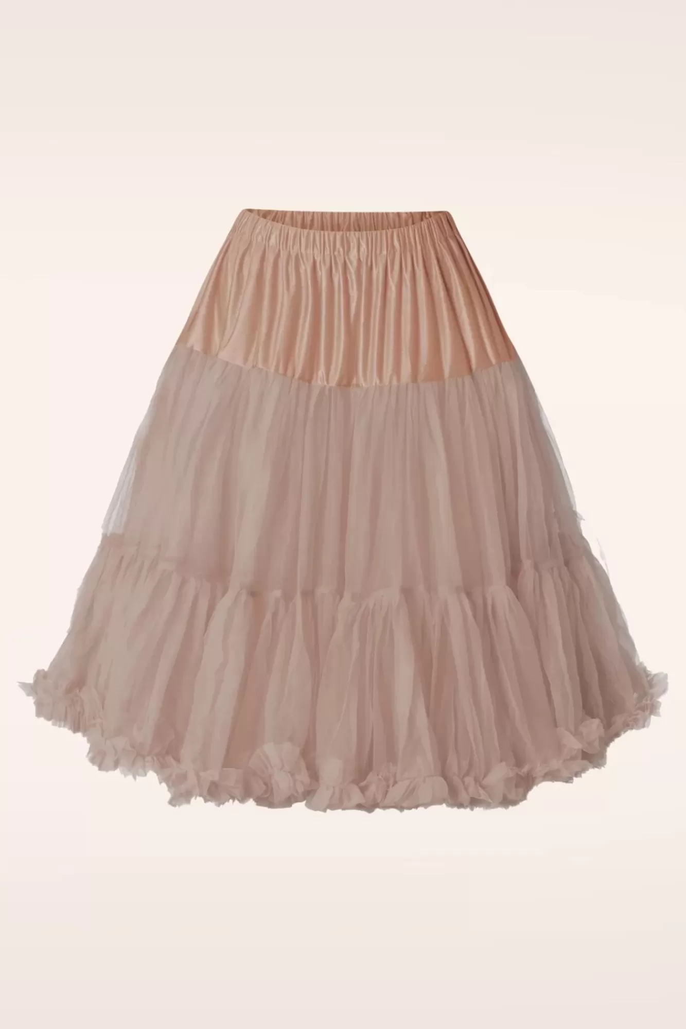 Banned Retro Lola Lifeforms Petticoat In Perzik Beige | Vrouwen Petticoats