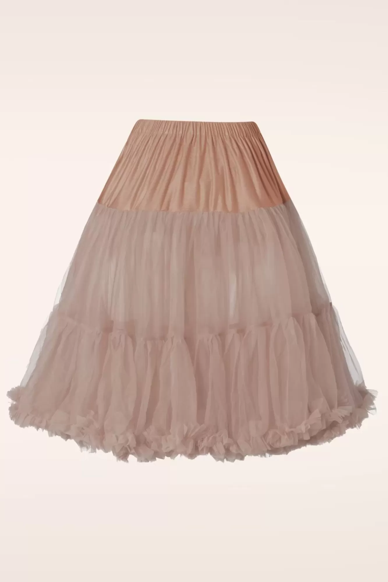 Banned Retro Lola Lifeforms Petticoat In Perzik Beige | Vrouwen Petticoats