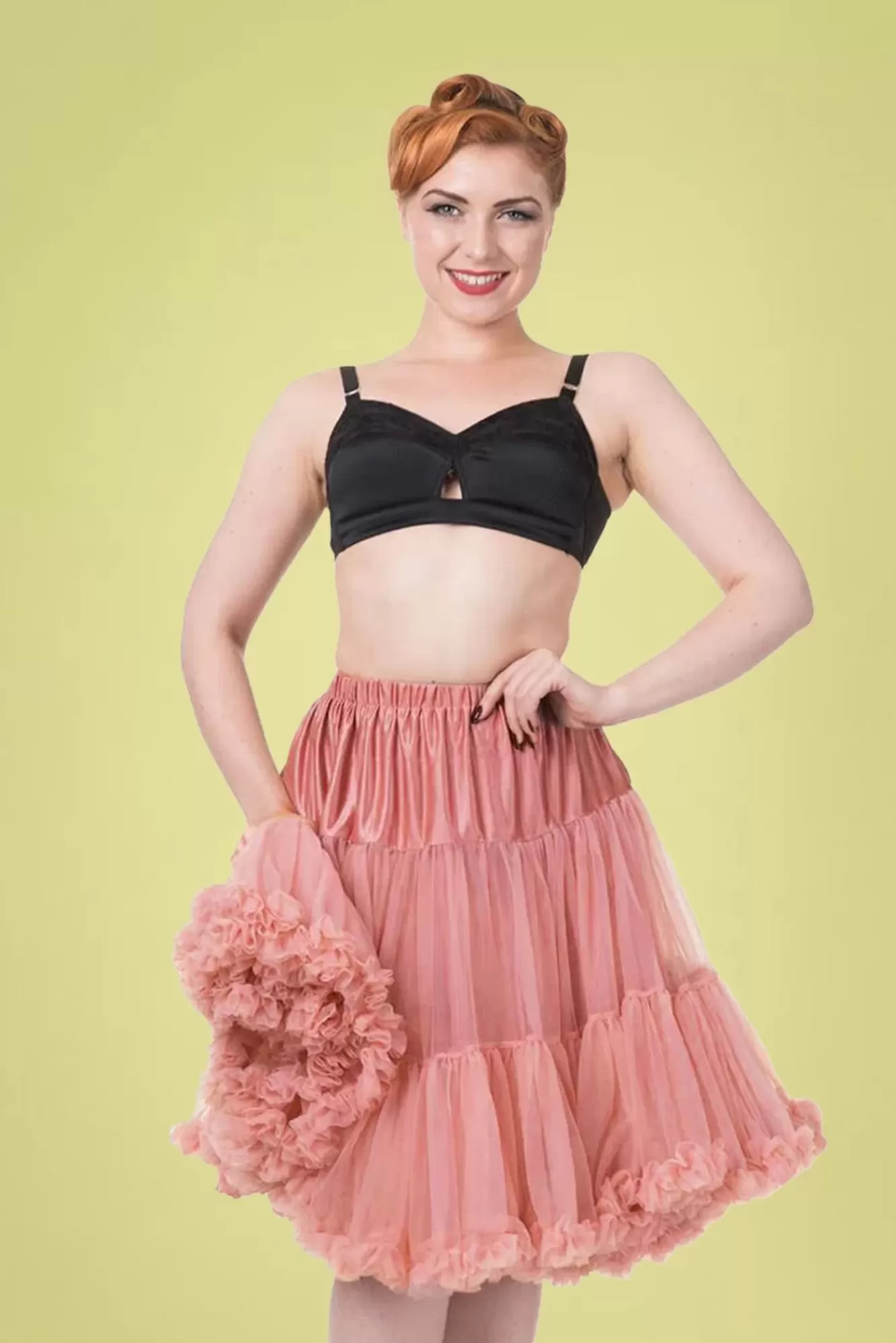 Banned Retro Lola Lifeforms Petticoat In Vintage Roze | Vrouwen Petticoats