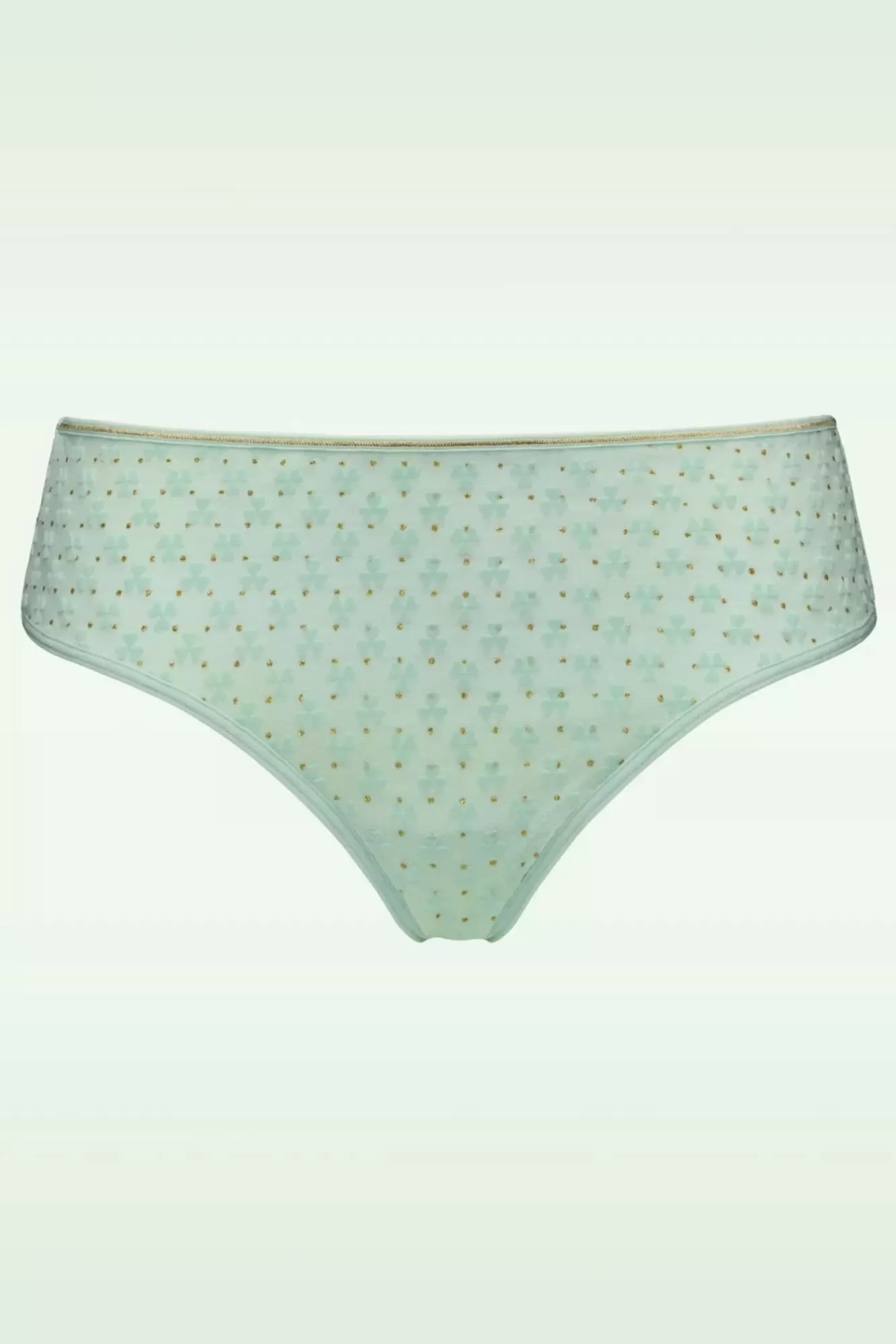 Marlies Dekkers Lucky Clover Slip In Mintgroen En Goud | Vrouwen Lingerie