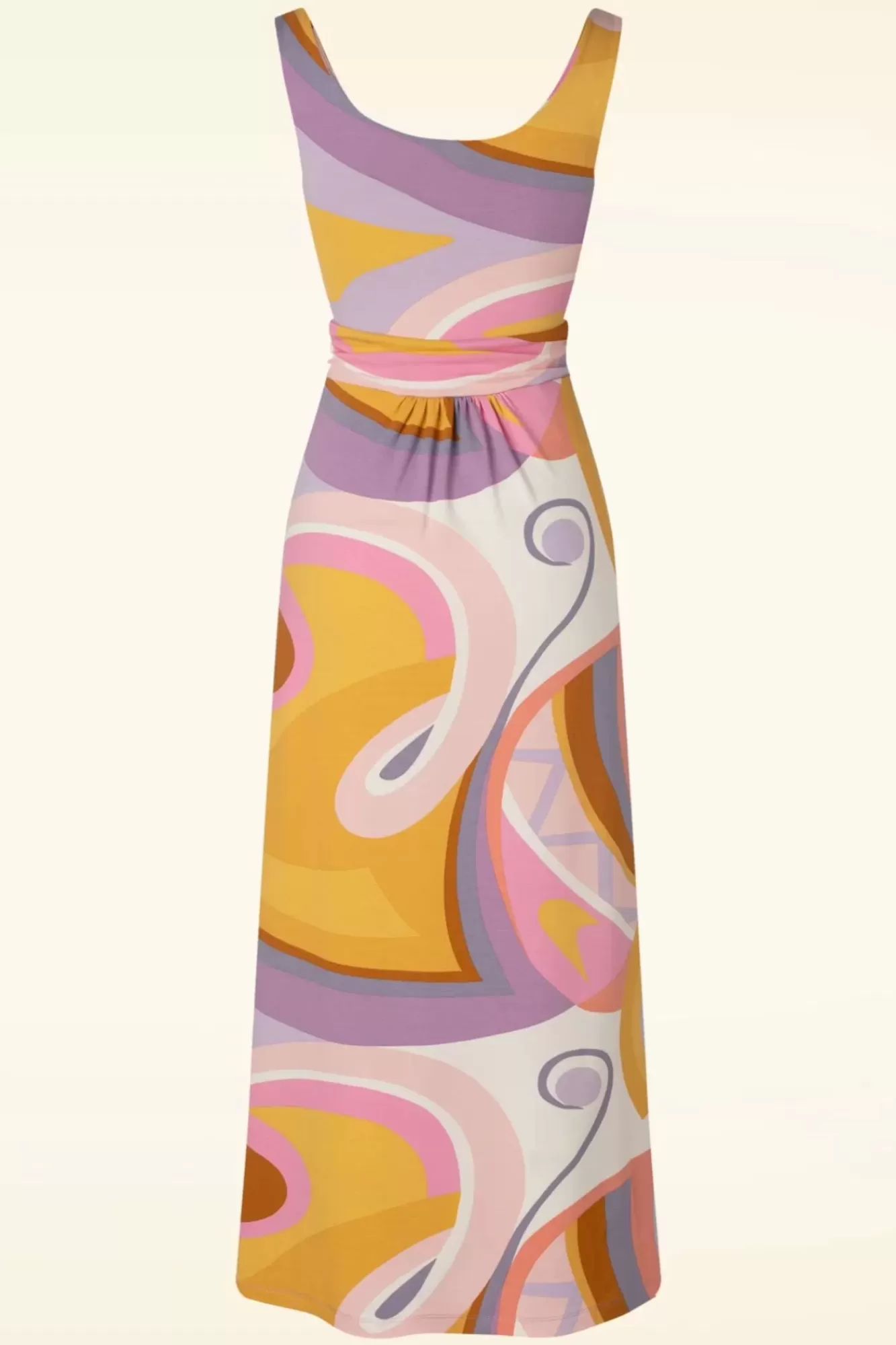 Zilch Macie Maxi Jurk In Sixties Lavender | Vrouwen Maxi Jurken