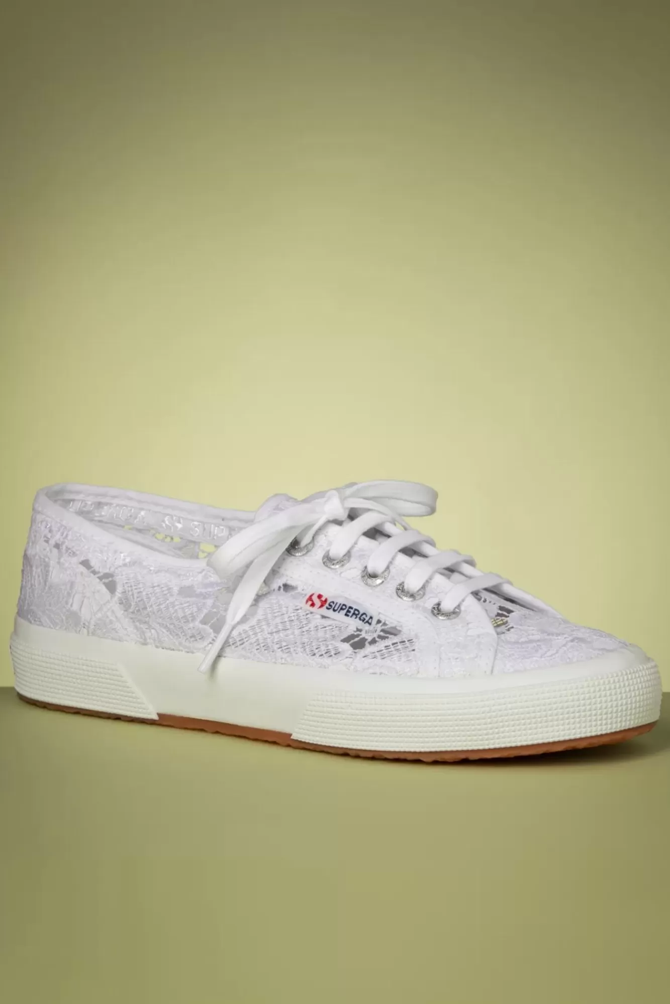 Superga Macrame Sneakers In Wit | Vrouwen Sneakers