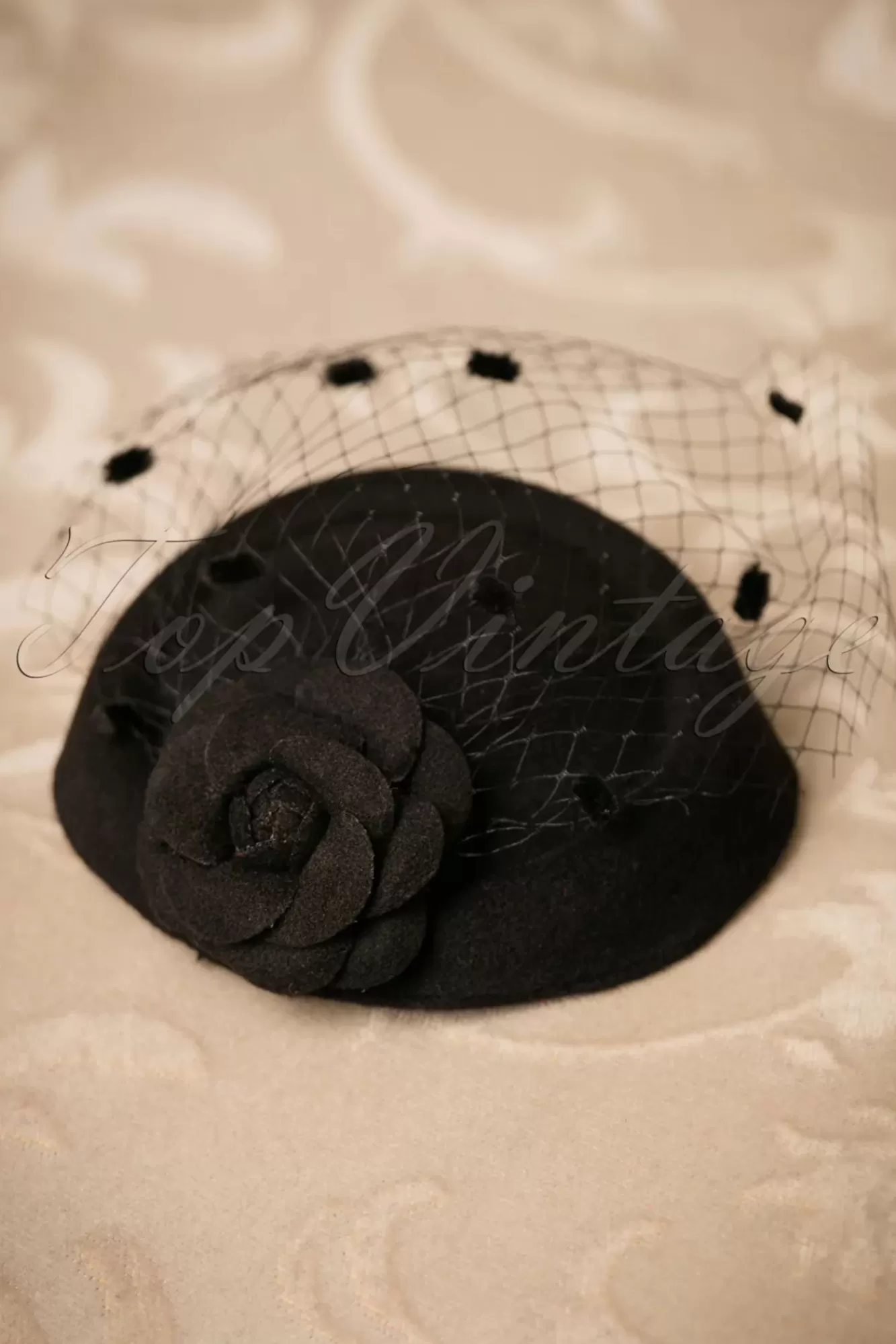 Banned Retro Marilyn Fascinator In Zwart | Vrouwen Haaraccessoires