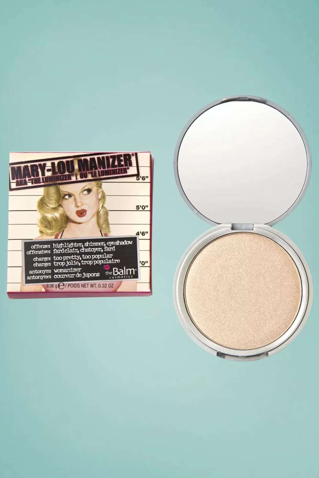 The Balm Mary-Lou Manizer Highlighter En Shadow In Champagne | Vrouwen Make-Up