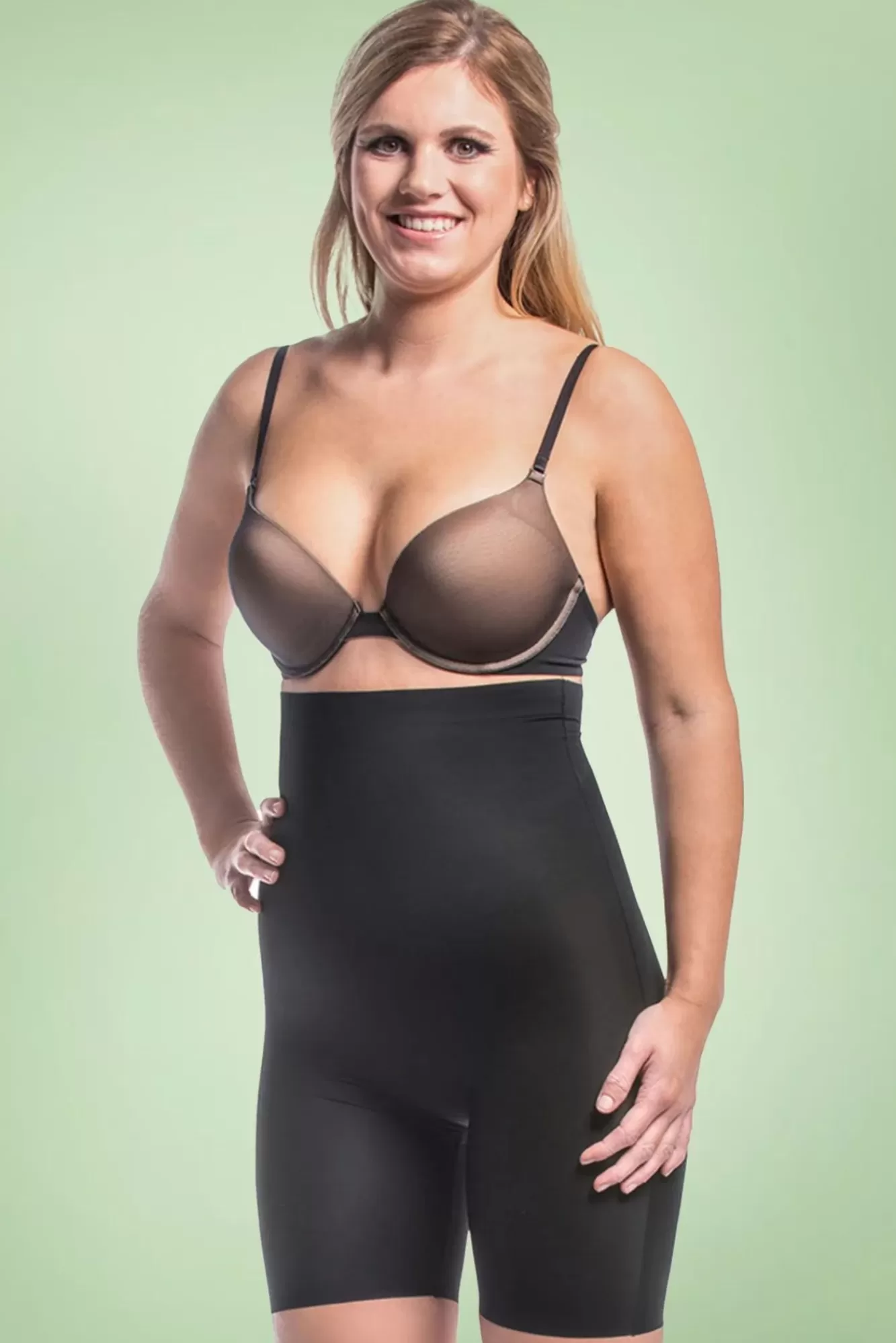 MAGIC Bodyfashion Maxi Sexy Hallo Bermuda In Zwart | Vrouwen Shapewear