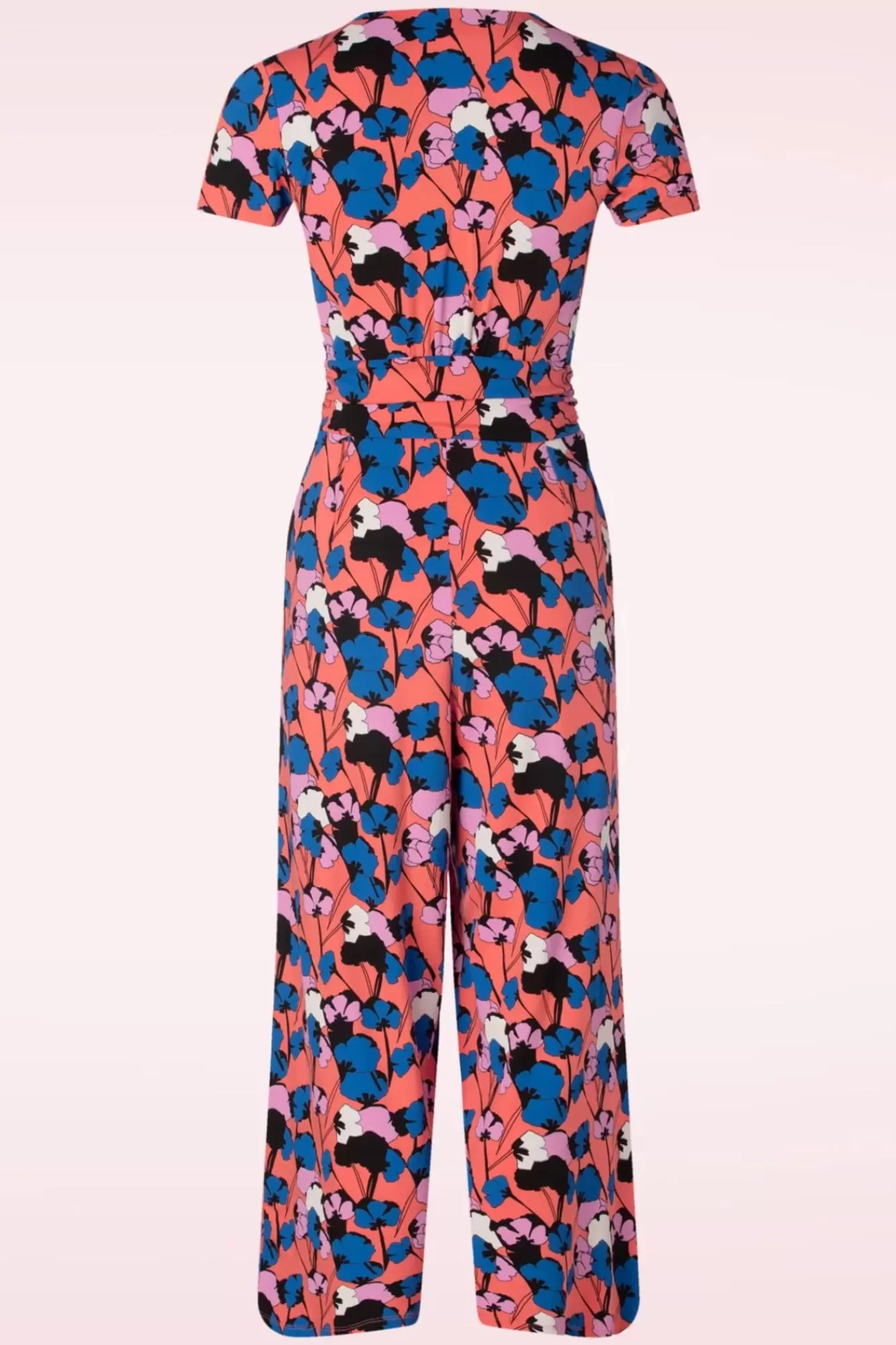 Zilch Melanie Jumpsuit In Bouquet Coral | Vrouwen Playsuits & Jumpsuits