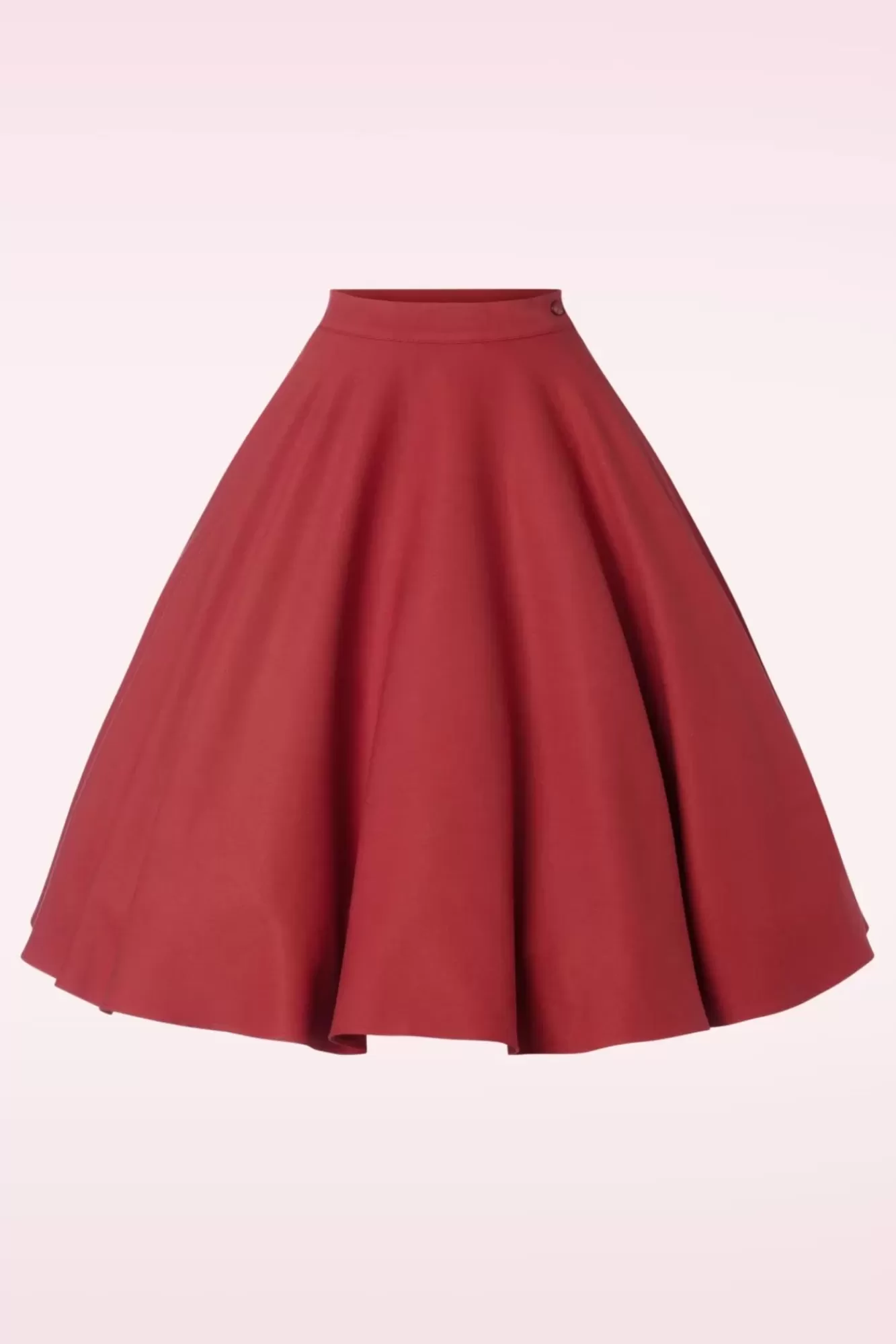 Collectif Clothing Milla Swing Rok In Rood | Vrouwen Rokken