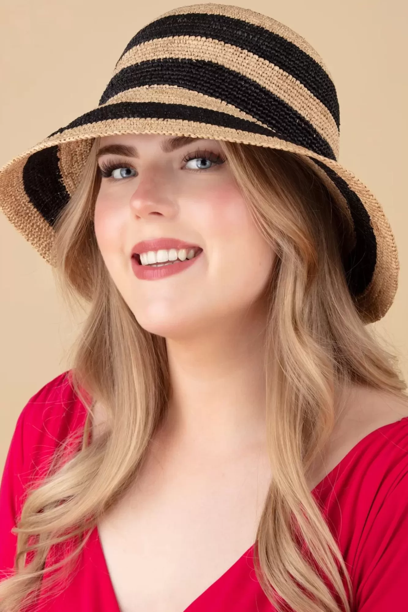 Brontu00e9 Mindy Travel Hoed In Beige En Zwart | Vrouwen Hoeden & Fascinators