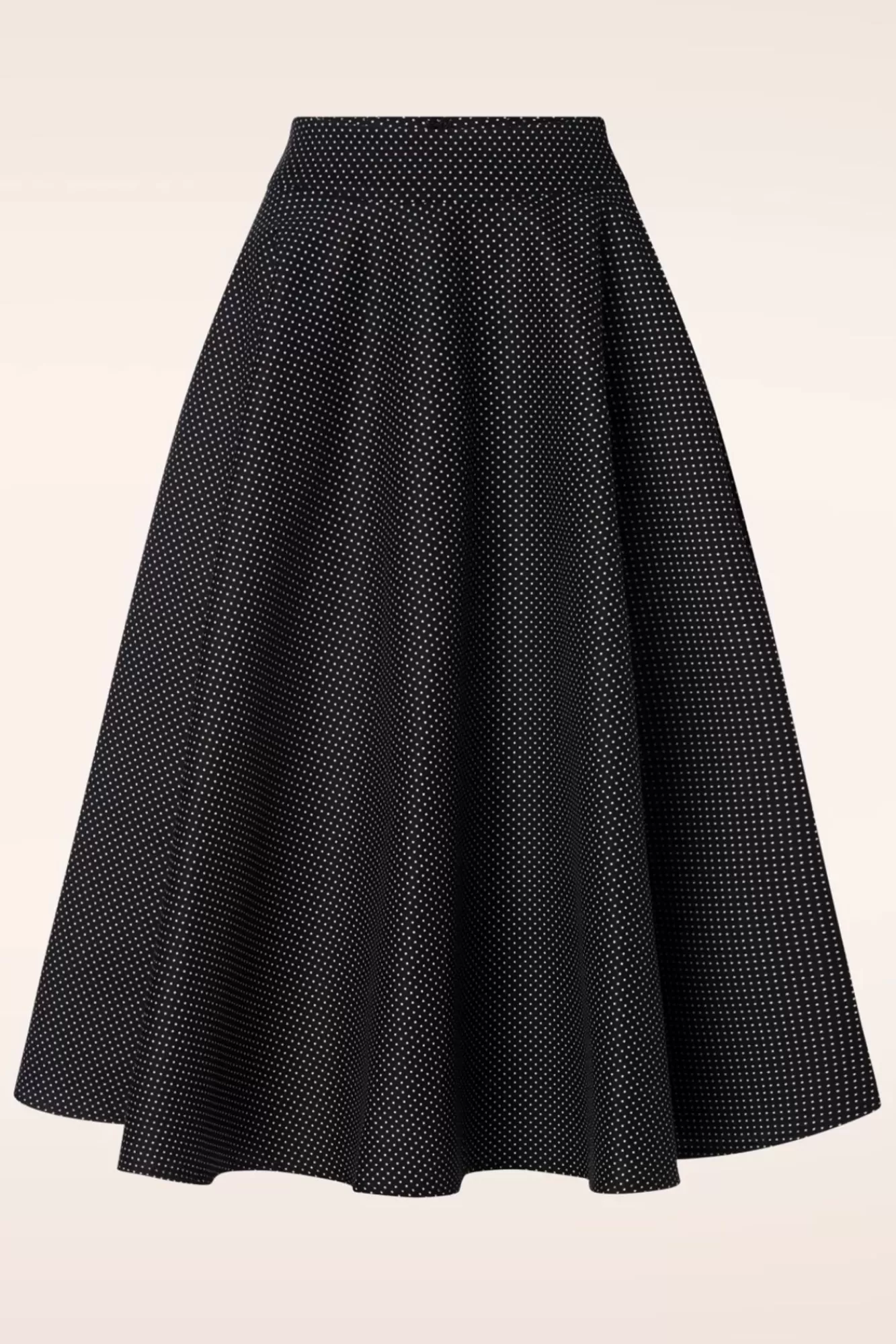 Banned Retro Mini Polka Queen Swing Rok In Zwart | Vrouwen Rokken