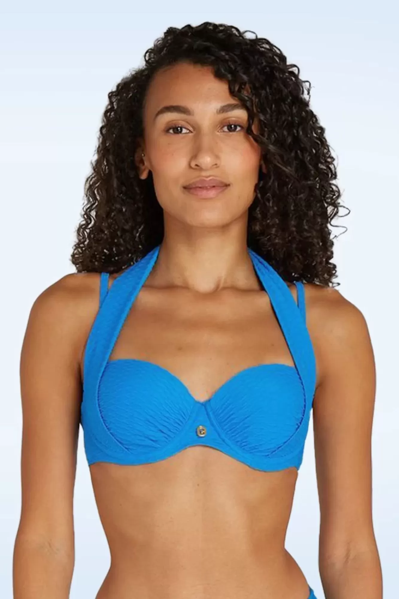 TC Beach Multiway Bikinitop In Blue Snake | Vrouwen Bikini'S