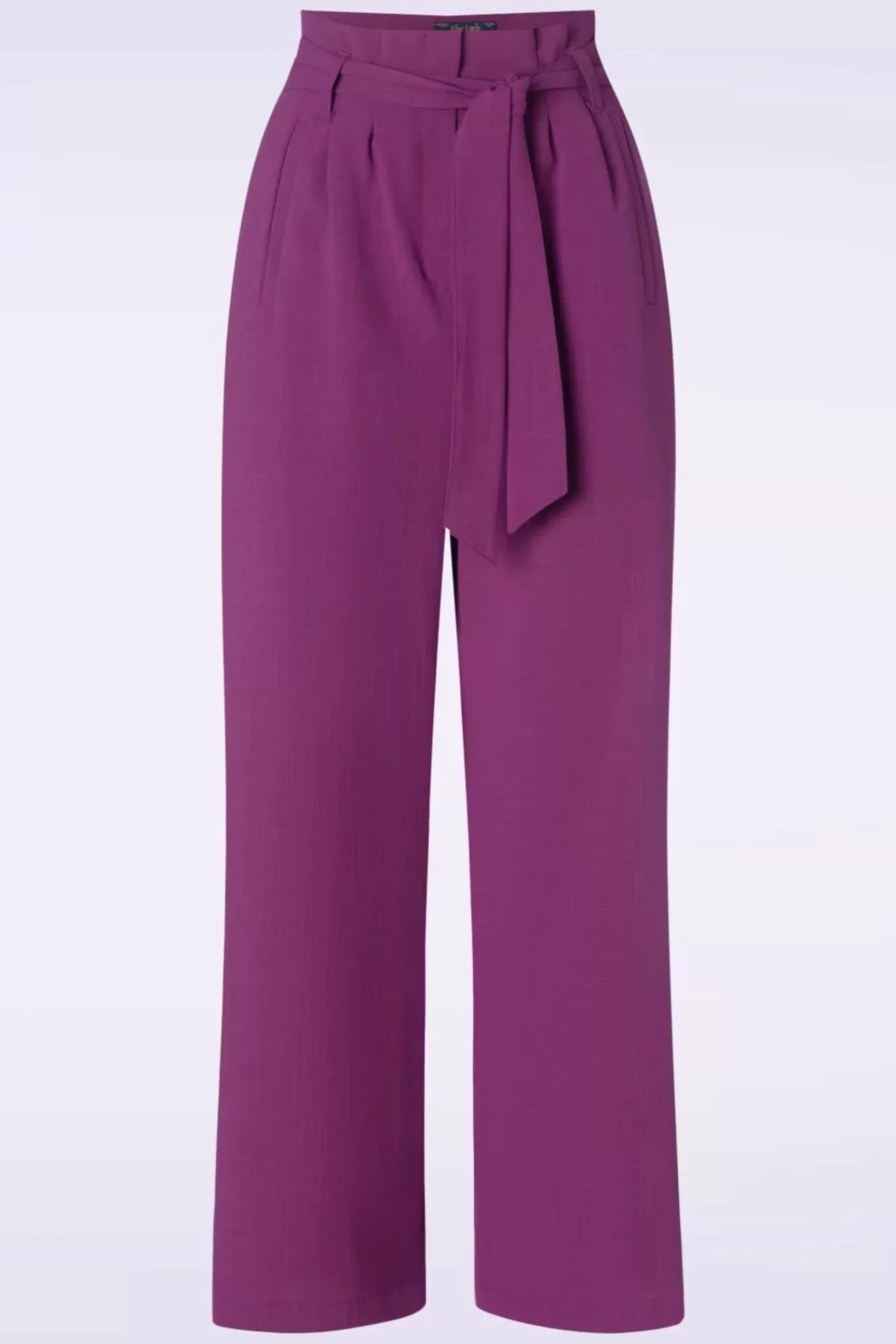 King Louie Neva Cropped Broek Timba In Caspia Paars | Vrouwen Broeken