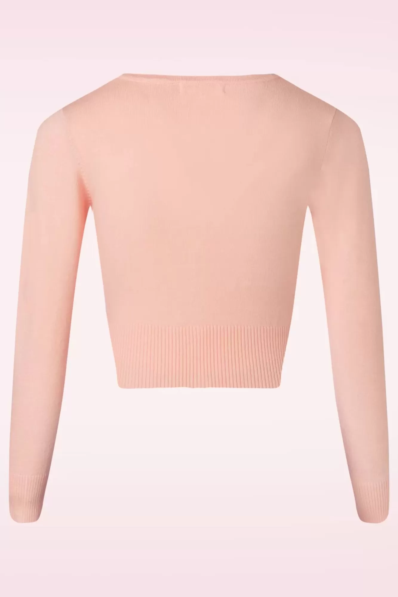 Mak Sweater Nyla Cropped Vest In Poeder Roze | Vrouwen Vestjes