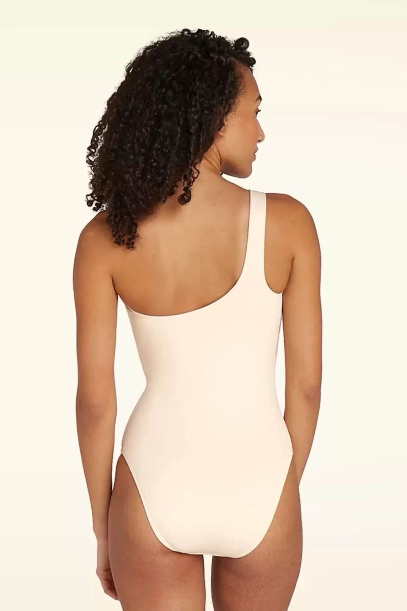 TC Beach One Shoulder Badpak In Ecru | Vrouwen Badpakken