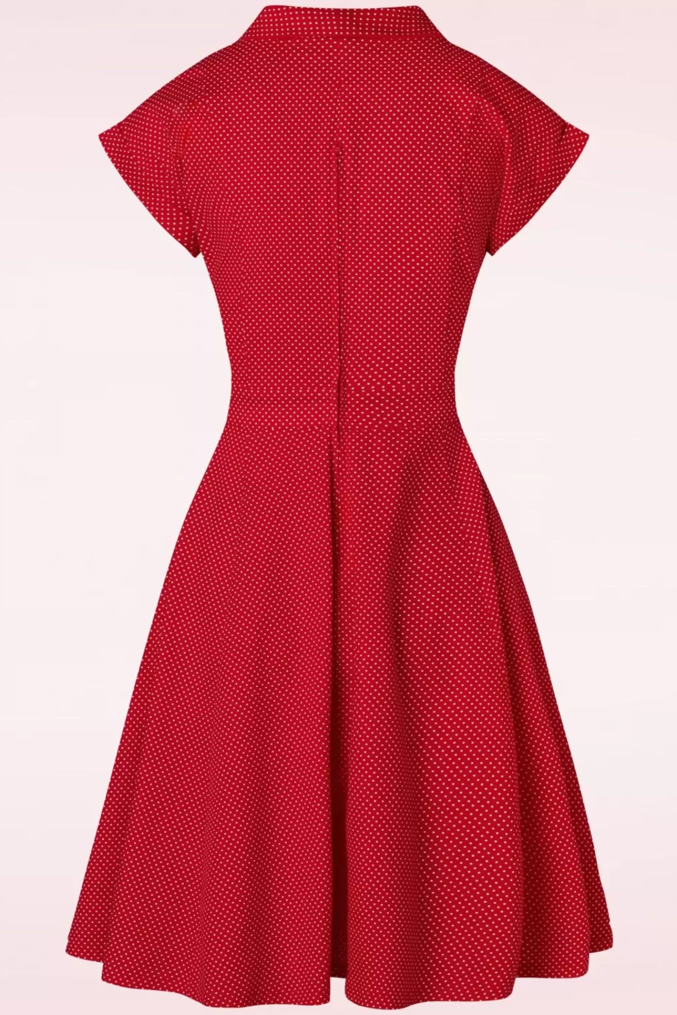 Banned Retro Polka Dot Dance Jurk In Rood | Vrouwen Plus Size Jurken