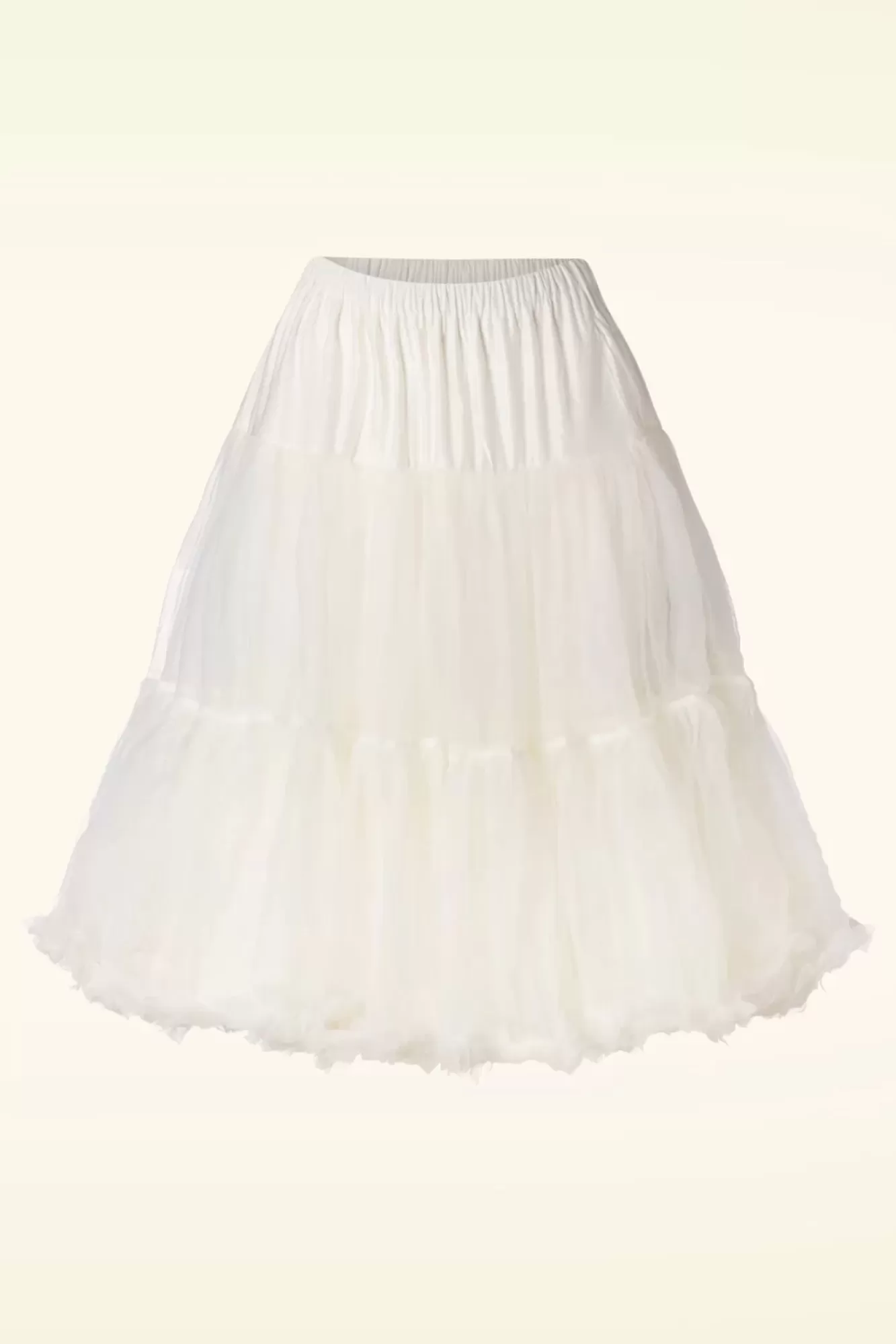 Banned Retro Queen Size Lola Lifeforms Petticoat In Ivoor | Vrouwen Petticoats