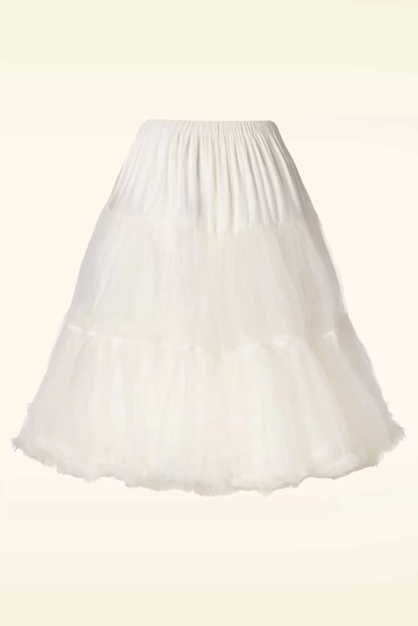 Banned Retro Queen Size Lola Lifeforms Petticoat In Ivoor | Vrouwen Petticoats