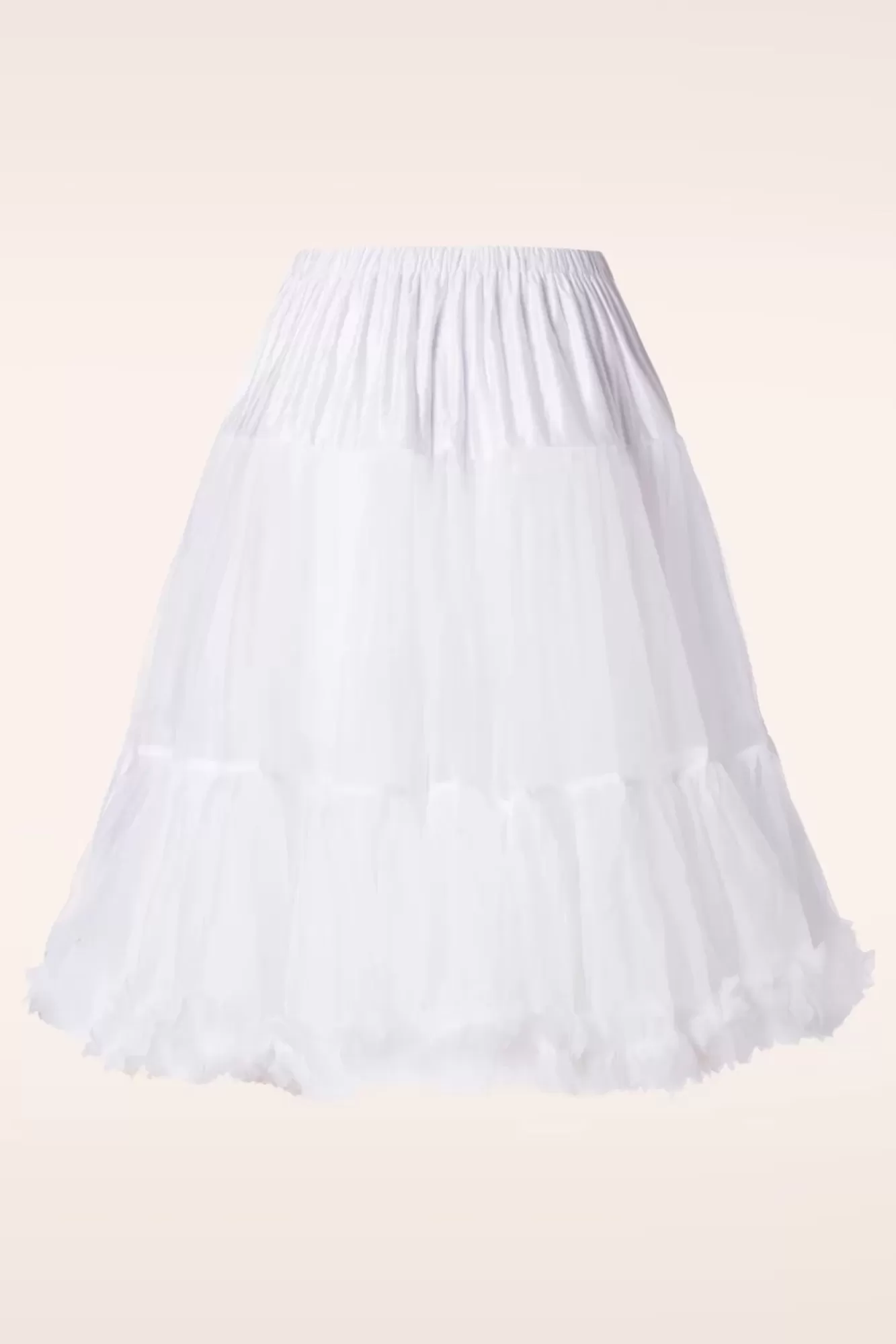 Banned Retro Queen Size Lola Lifeforms Petticoat In Wit | Vrouwen Petticoats