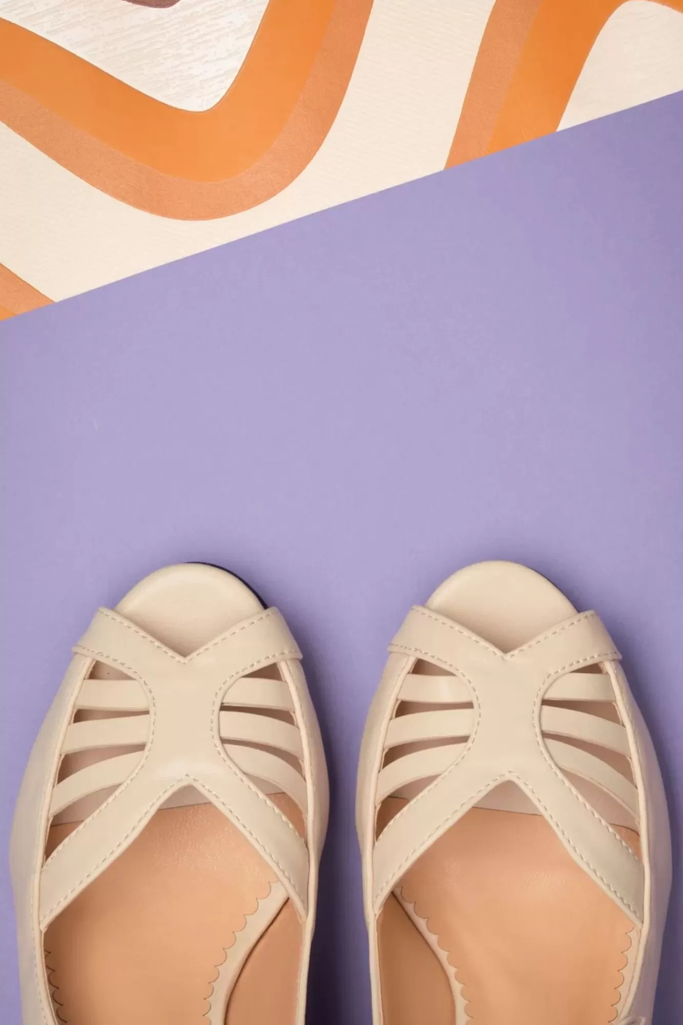 Banned Retro Regatta Kelly Lee Sandalen In Creme | Vrouwen Sandalen