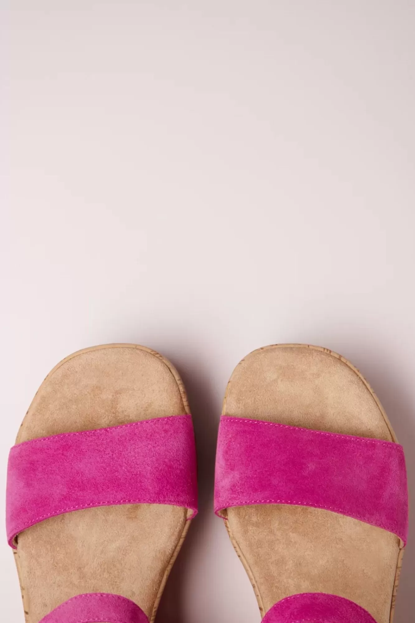 s.Oliver Rory Suede Sleehakken In Fuchsia | Vrouwen Sandalen