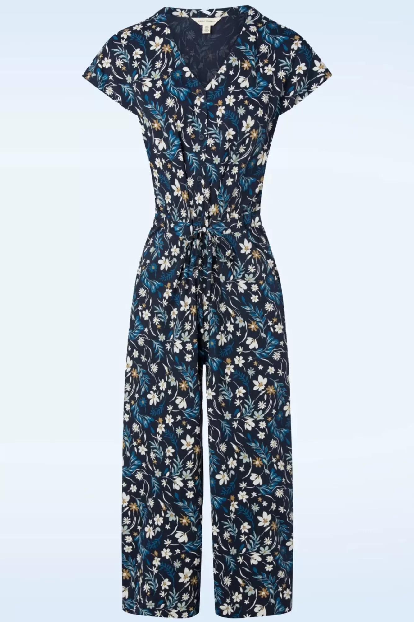 Seasalt Rose Trellis Jumpsuit In Tidal Floral Maritime | Vrouwen Playsuits & Jumpsuits