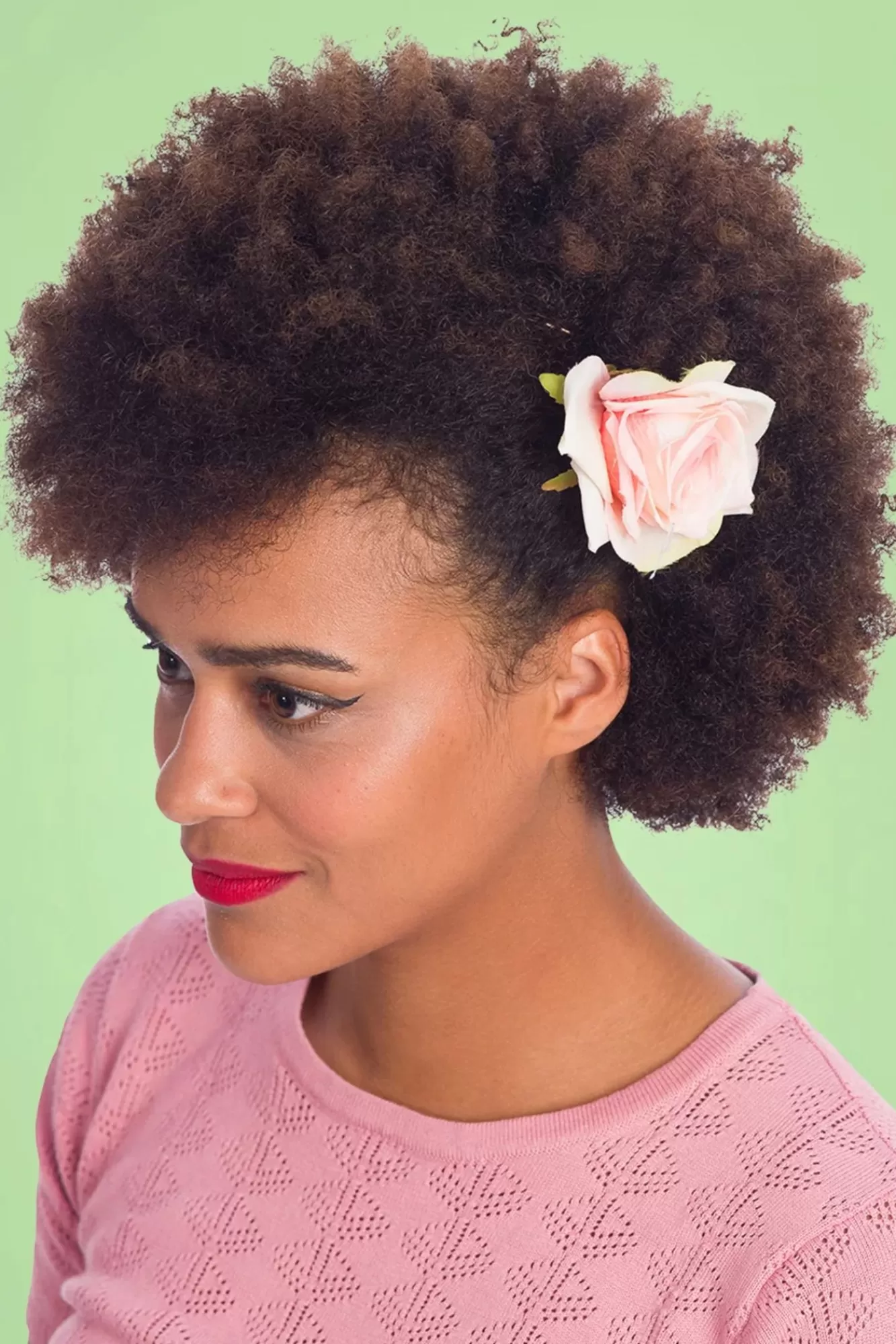 Banned Retro Scented Love Flower Haarclip In Blush | Vrouwen Haaraccessoires