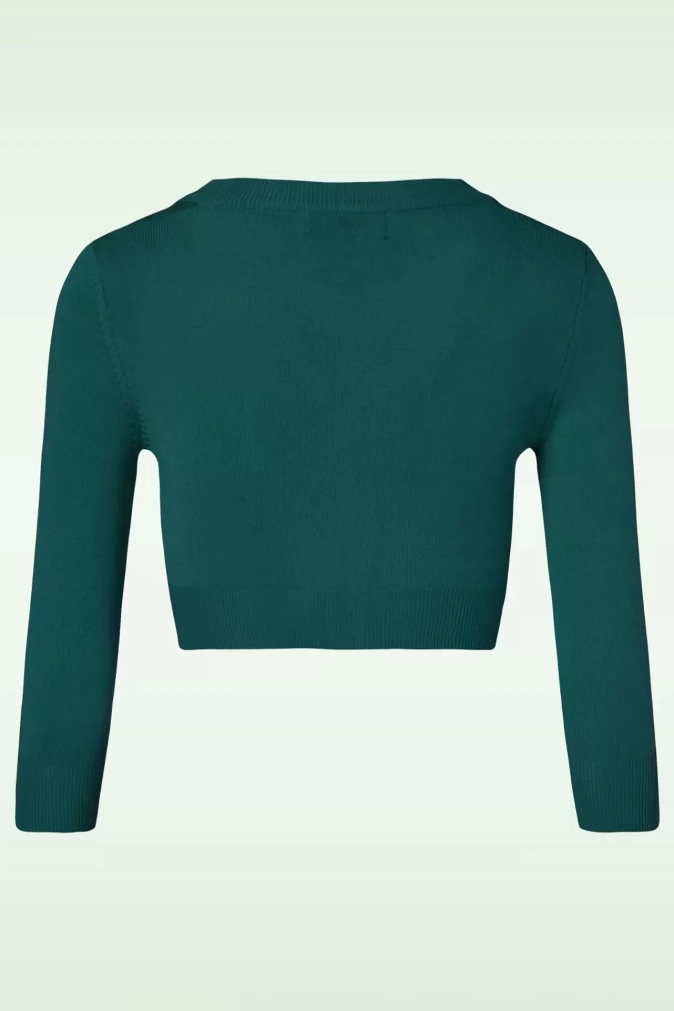 Mak Sweater Shela Cropped Vest In Pauwgroen | Vrouwen Vestjes