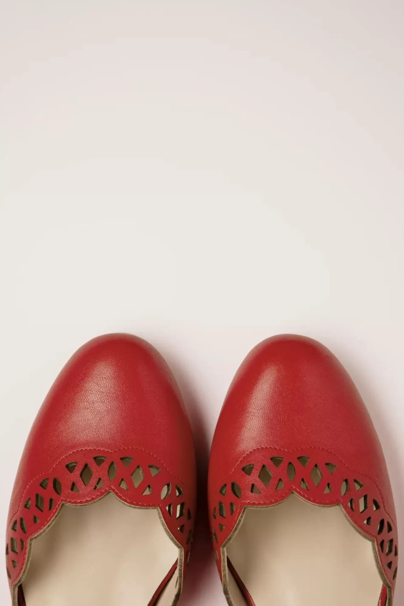 Charlie Stone Siena Ballerina Flats In Rood | Vrouwen Ballerina'S