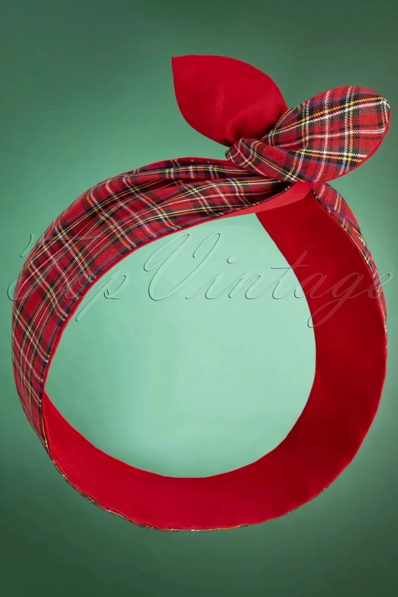 Be Bop a Hairbands Tartan Haarsjaal In Rood | Vrouwen Haaraccessoires