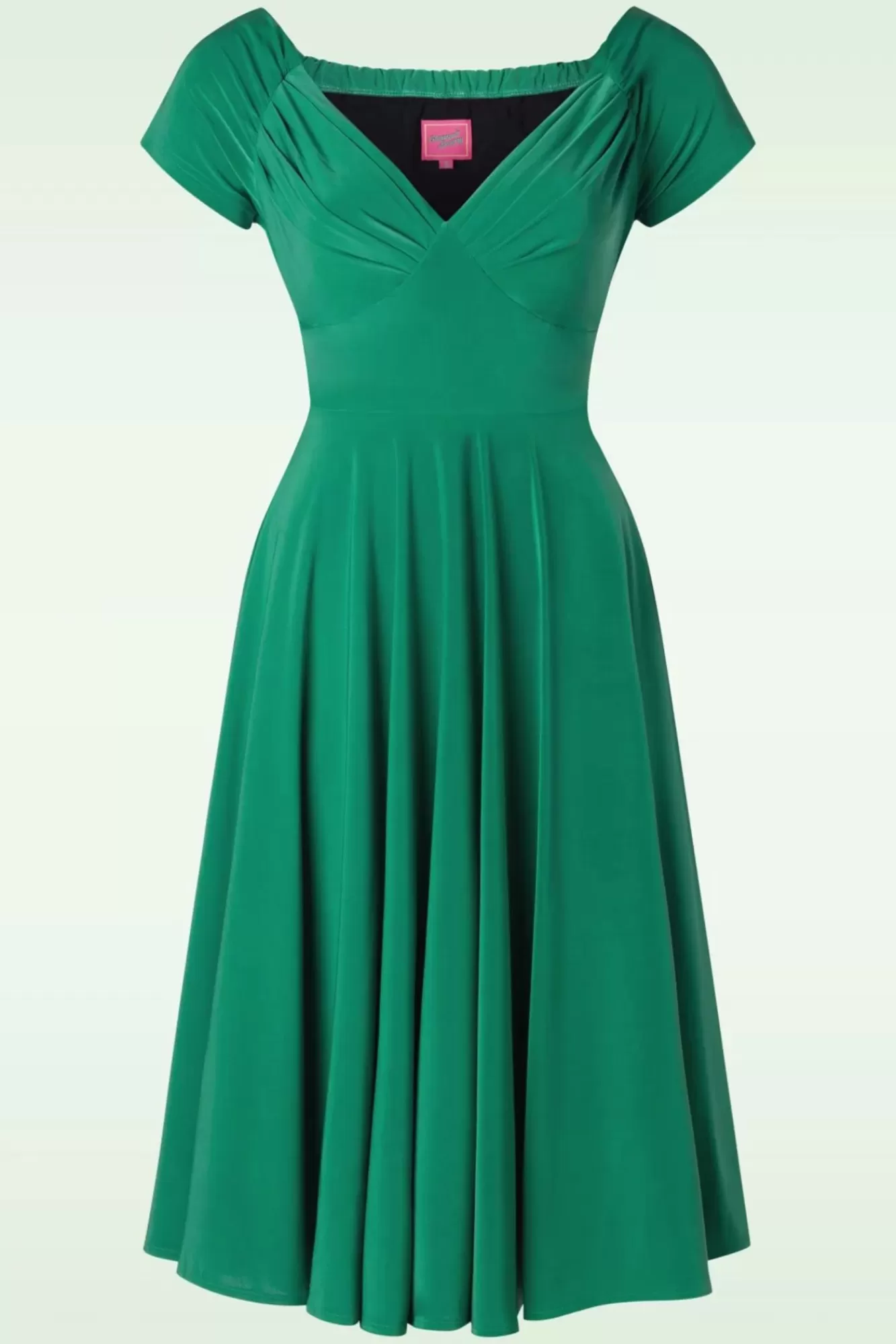 Glamour Bunny The Marilyn Swing Jurk In Seafoam Groen | Vrouwen Plus Size Jurken