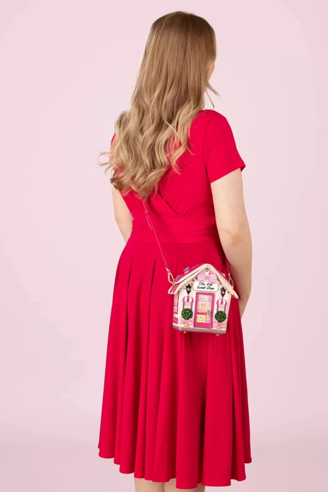 Vendula The Old Sweet Shop House Handtas In Roze | Vrouwen Tassen