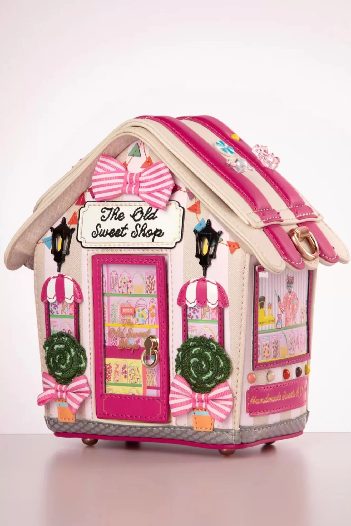 Vendula The Old Sweet Shop House Handtas In Roze | Vrouwen Tassen