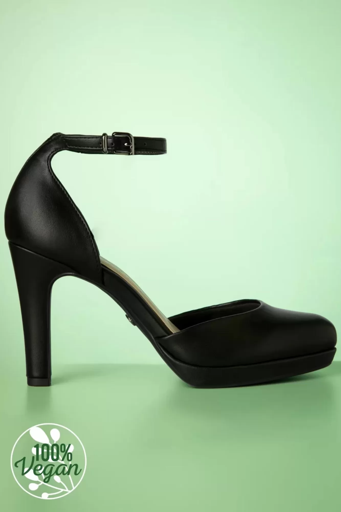 Tamaris Tiffany Classy Pumps In Matzwart | Vrouwen Pumps