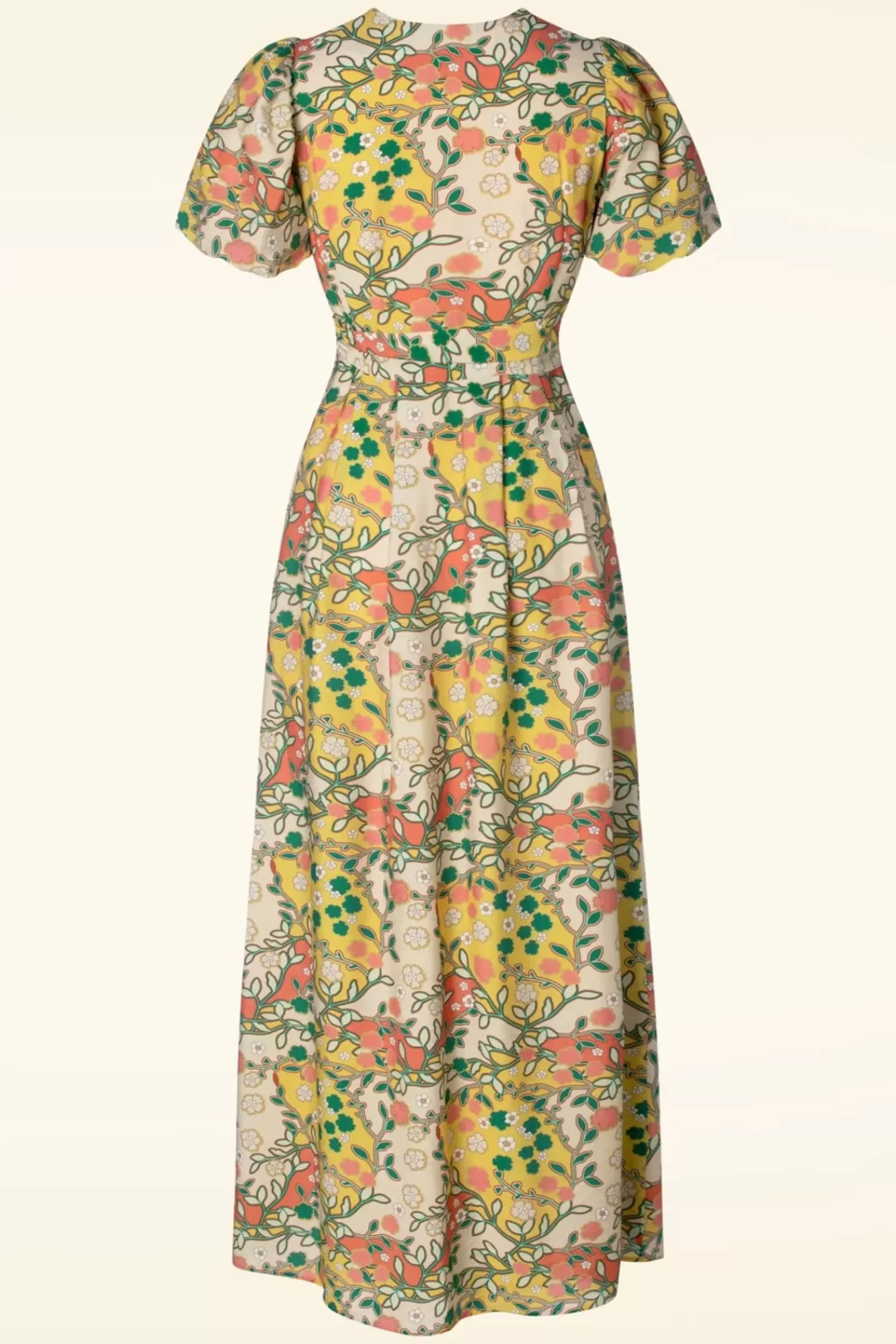 Topvintage Boutique Collection Topvintage Exclusive ~ Phoebe Maxi Jurk In Multi | Vrouwen Plus Size Jurken