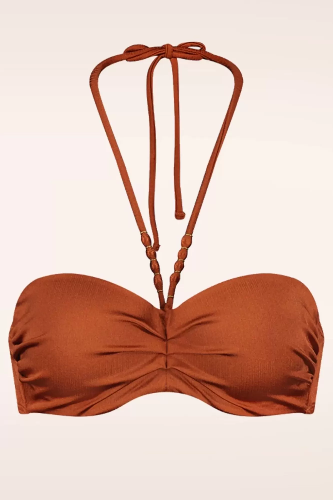 Cyell Treasure Padded Bikini Top In Cederhout Bruin | Vrouwen Bikini'S