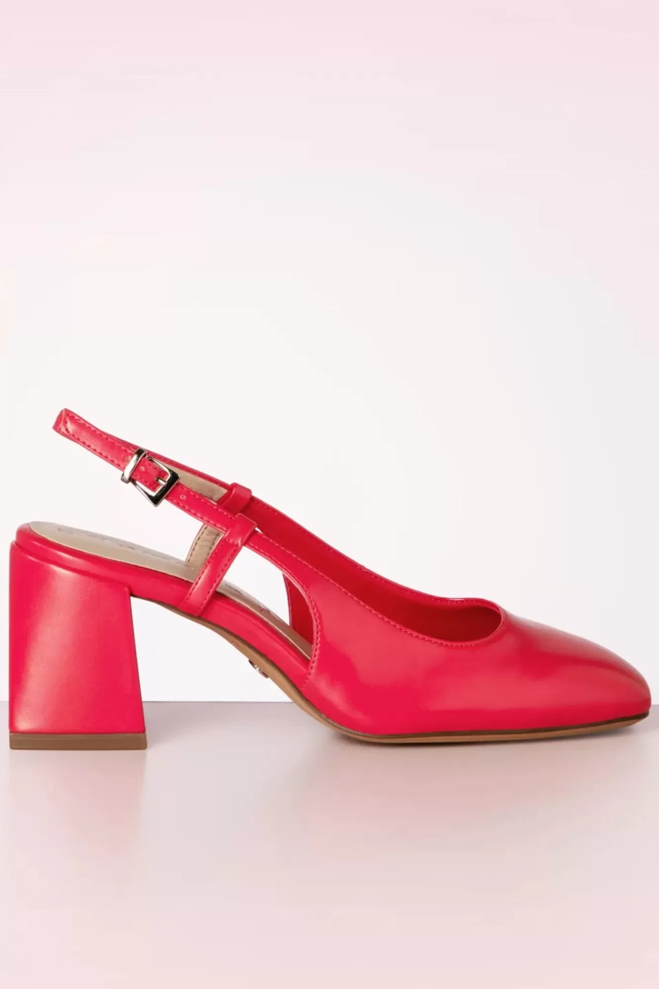 Tamaris Trinny Vegan Slingback Pumps In Punch Roze | Vrouwen Pumps