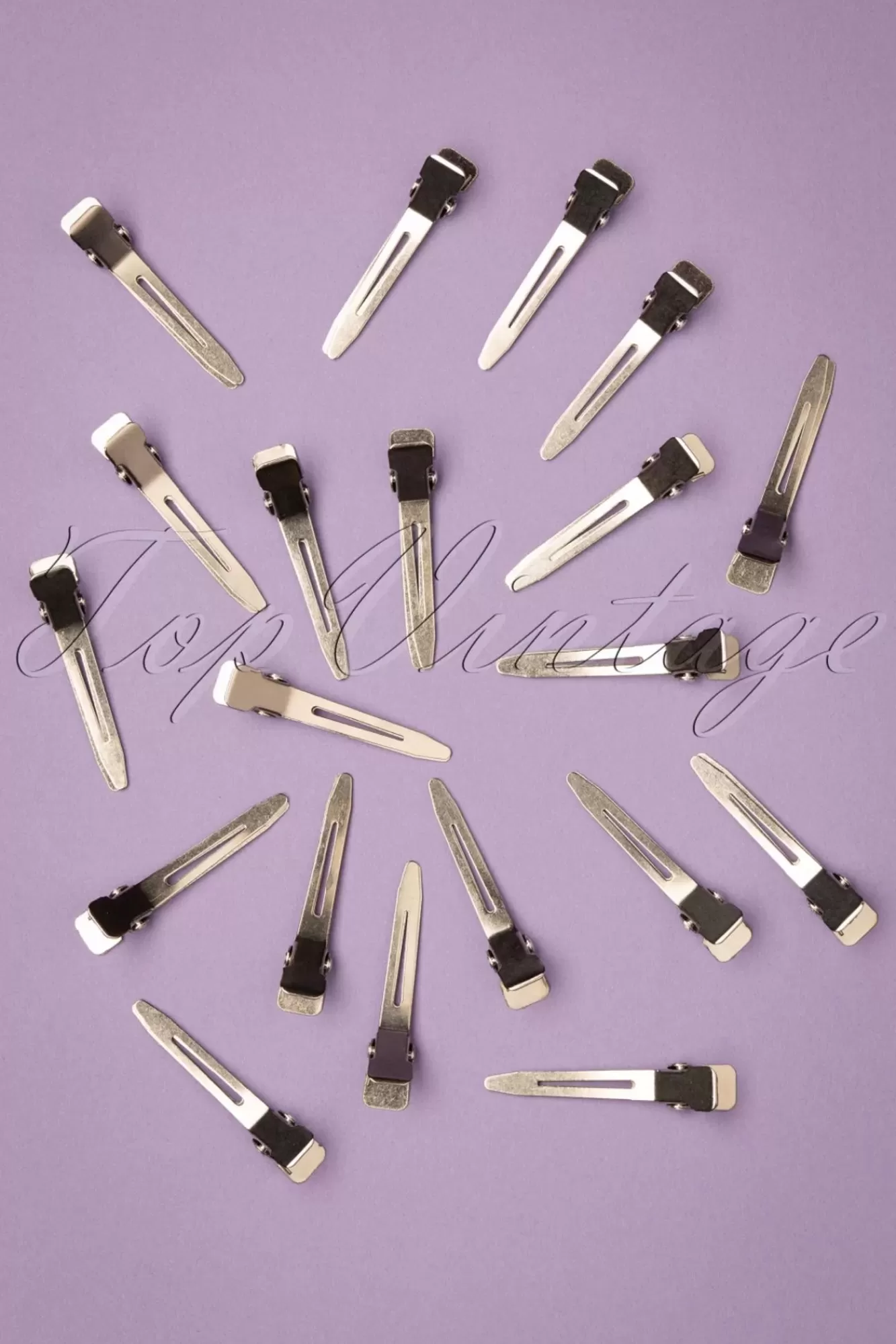 Lauren Rennells Vintage Haarstyling: Starlett Single Prong Pin Curl Clips | Vrouwen Haarstyling