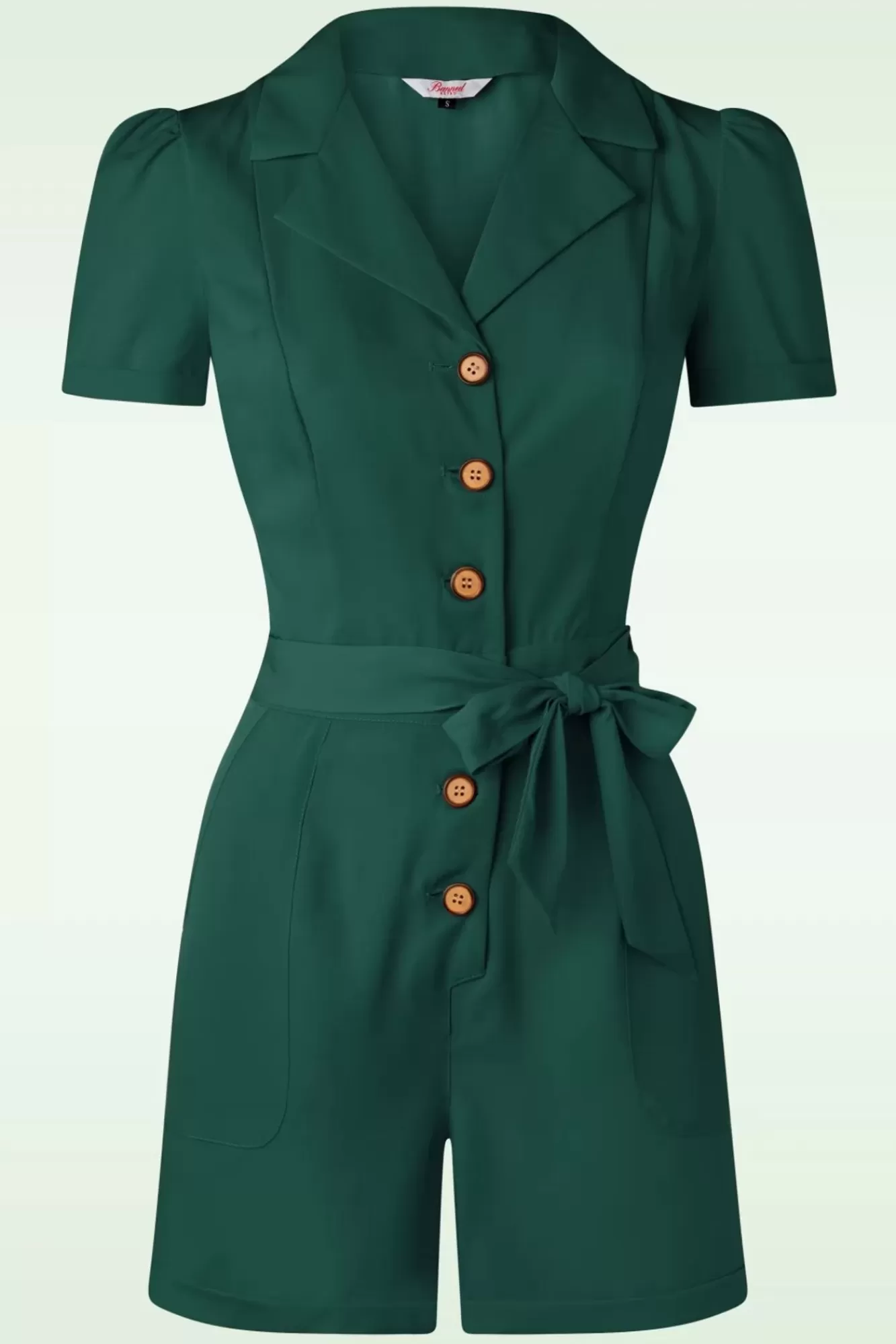 Banned Retro Viola Playsuit In Donker Groen | Vrouwen Playsuits & Jumpsuits