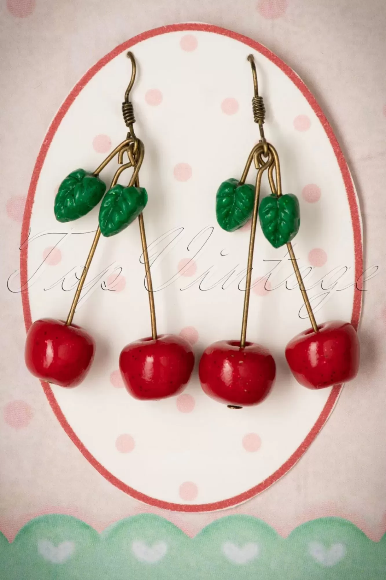 Sweet Cherry Zoete Sprankelende Kersen Oorbellen In Rood | Vrouwen Sieraden